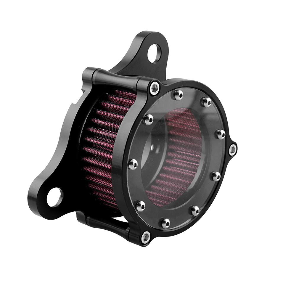 Air Cleaner Intake Filter System Kit For Harley Davidson Sportster XL883 XL883N XL883R XL883P XL1200 XL1200L XL1200X Iron 883 Fo