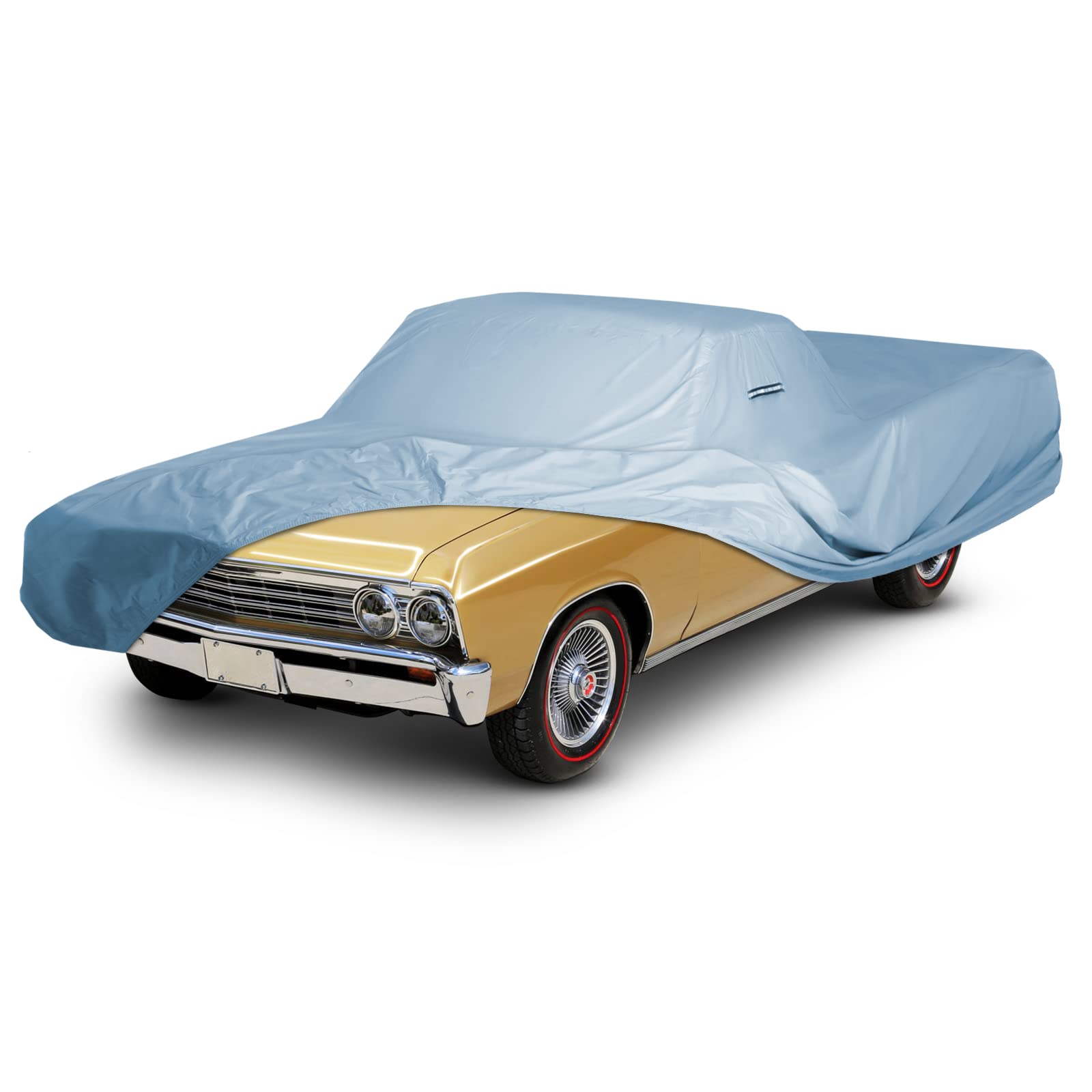Icarcover Custom Car Cover For 1964-1967 Chevy El Camino Waterproof All Weather Rain Snow Uv Sun Hail Protector For Automobiles,