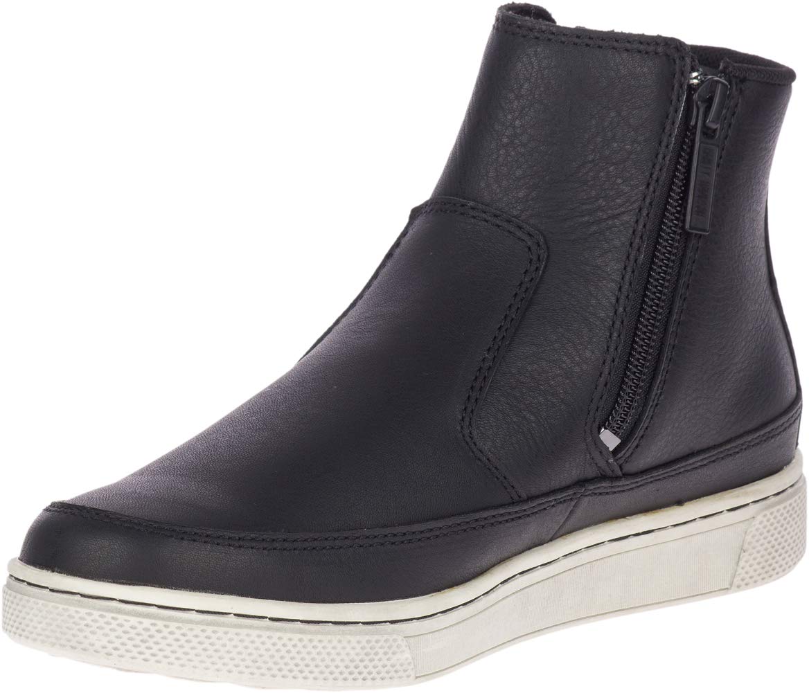 HARLEY-DAVIDSON FOOTWEAR Women's Silvana Motorcycle Boot, Black, 10
