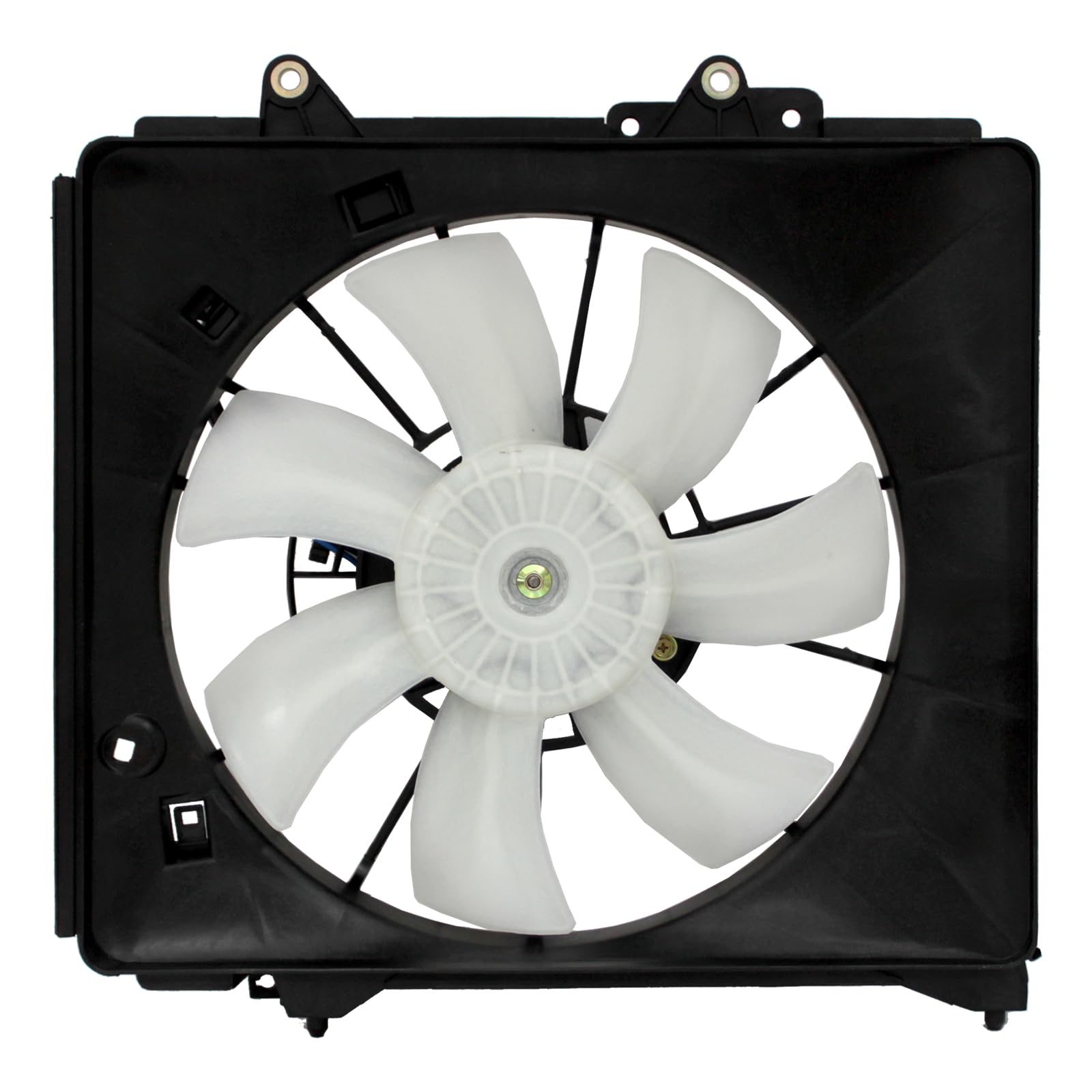 TYG Upgraded Cooling Fan Assembly for 2009-2014 Honda FIT 1.5L | Racing-Level OE Replacement Engine Radiator for 38611-RBB-003/3