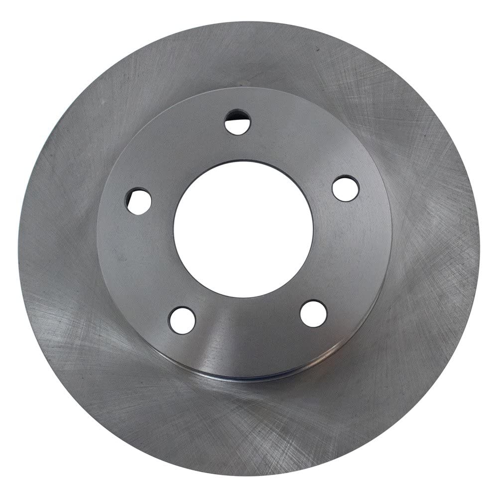 Trq Rear Brake Rotors Set Solid Compatible With 1993-1997 Ford Probe Mazda 626 Mx-6 2001-2003 Protege 2002-2003 Protege5