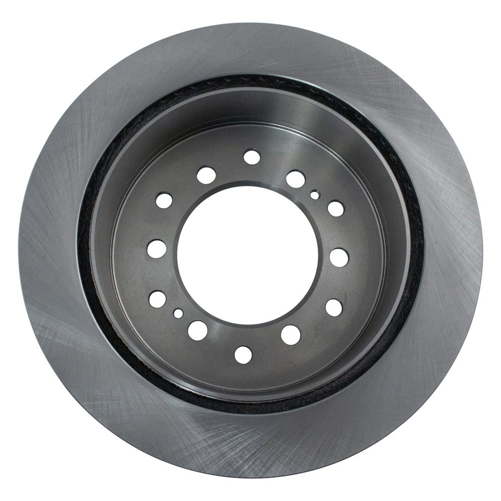 Trq Rear Brake Rotors Set Vented Compatible With 2010-2022 Lexus Gx460 Toyota 4Runner 2010-2014 Fj Cruiser