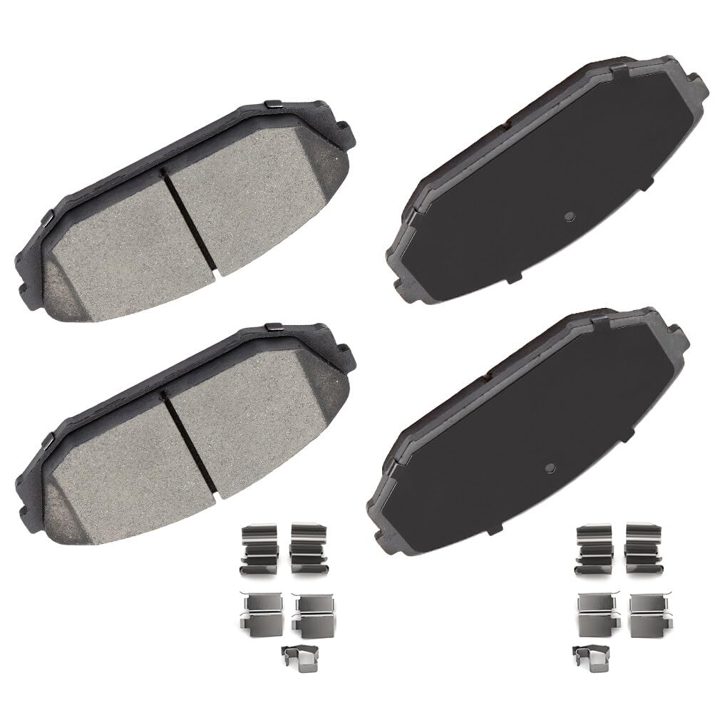 Cciyu D793 Front Ceramic Disc Brake Pads Kit For Acura Mdx 2001-2002,For Honda Odyssey 1999-2004 4Pcs
