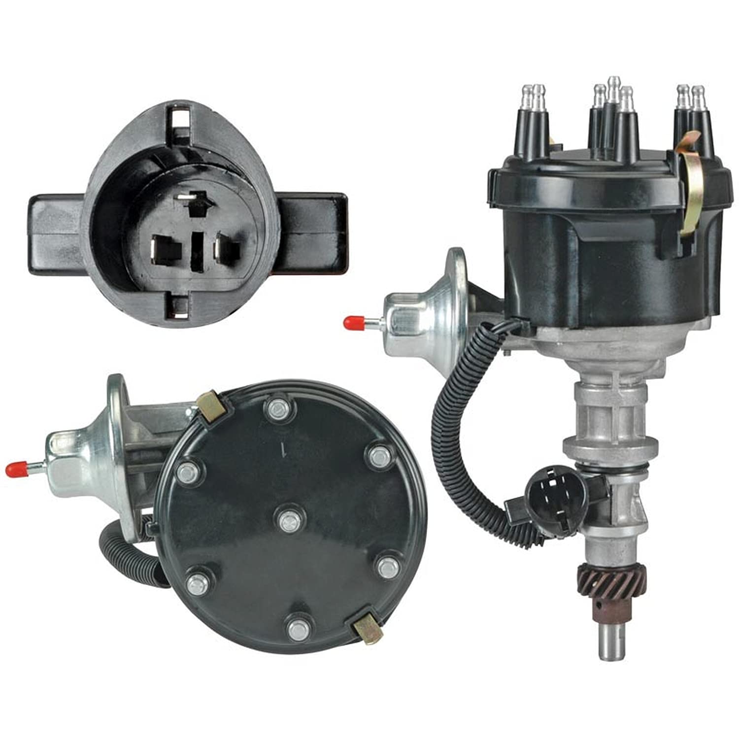 Oeg Parts New Distributor Compatible With Ford F-100 F250 F-350 Econoline 300 4.9 1977-1987, Replaces 197476, D9Te 12127A-Da, D9Te 12127A-Fa, D9Ue 12127-Ea, D9Ue 12127-Ja