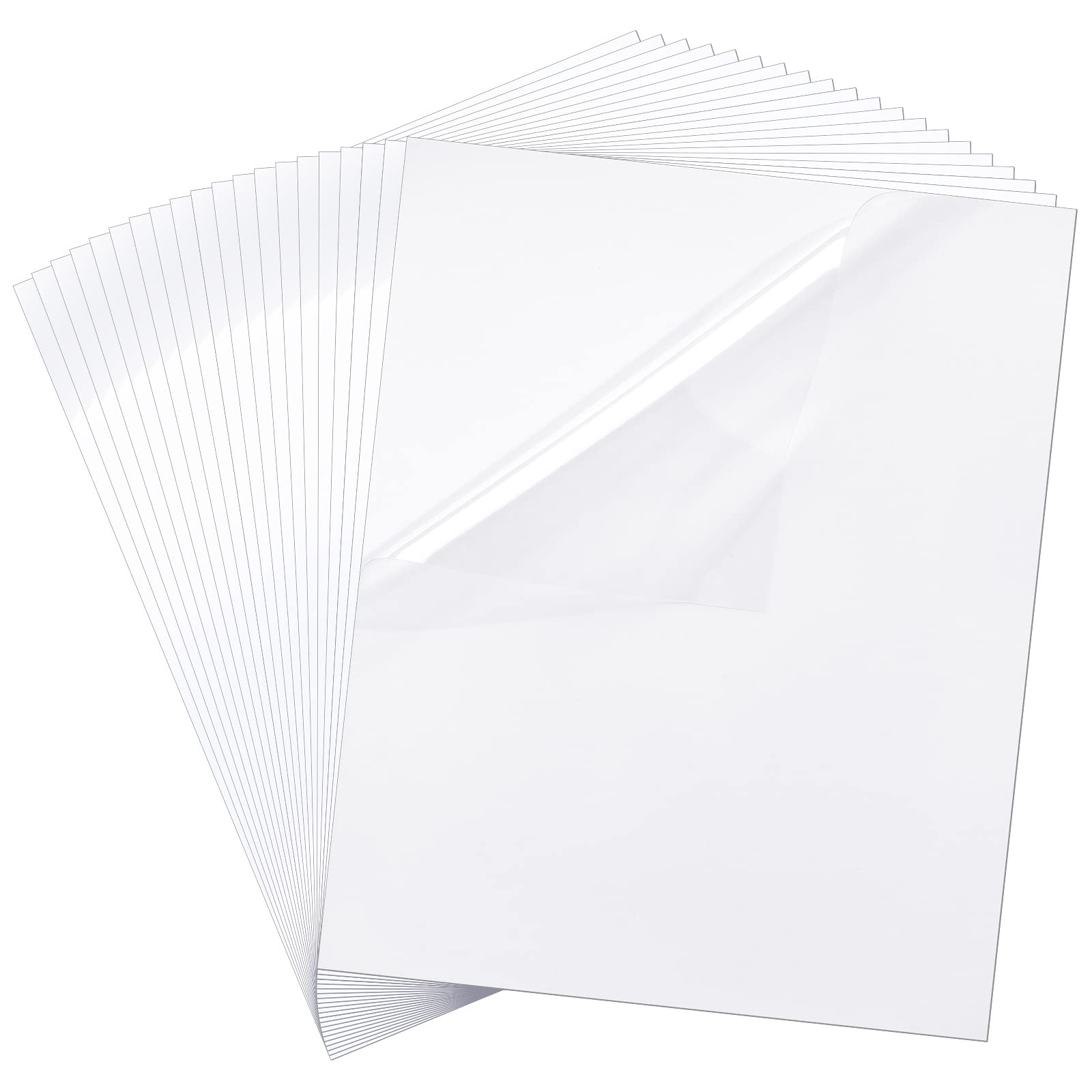 Hicarer 20 Pcs Car Windshield Sticker Applicator Static Cling Window Film For Easy Application Clear Vinyl Car Window Windshield