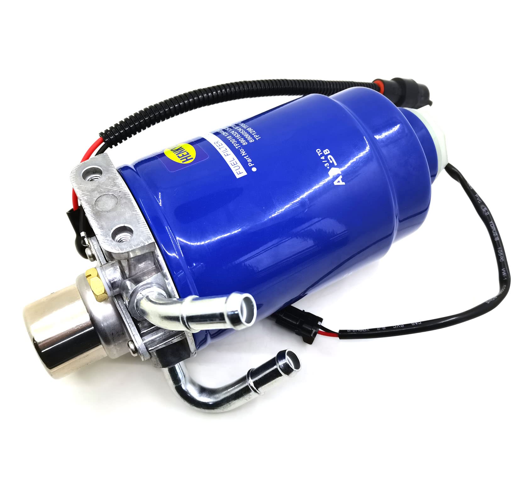 HENKYO Diesel Fuel Pump & Water Separator Filter Housing for 2005-2016 Chevy Silverado & GMC Sierra 6.6L Duramax, Aluminium