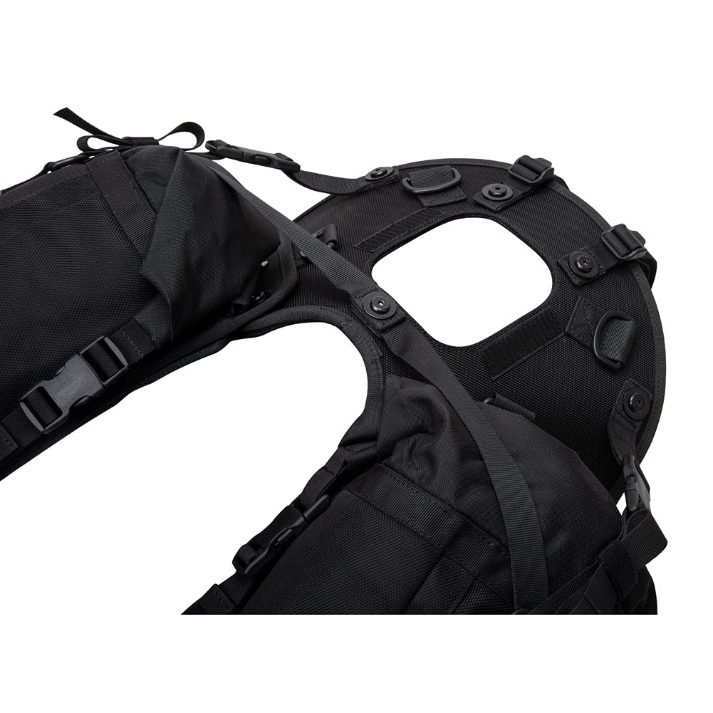 TUSK Excursion Rackless Luggage System Base Standard, Black/Grey, Nylon, Model TE01