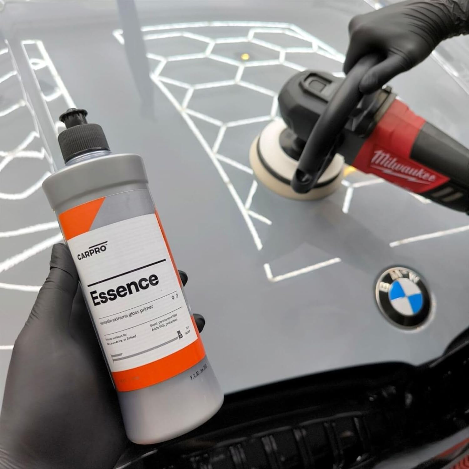 CARPRO Essence Extreme Gloss Primer - SiO2 Nano-Tech Quartz, 500mL (17oz), Model CP-ES50, Durable Resins for Surface Preparation