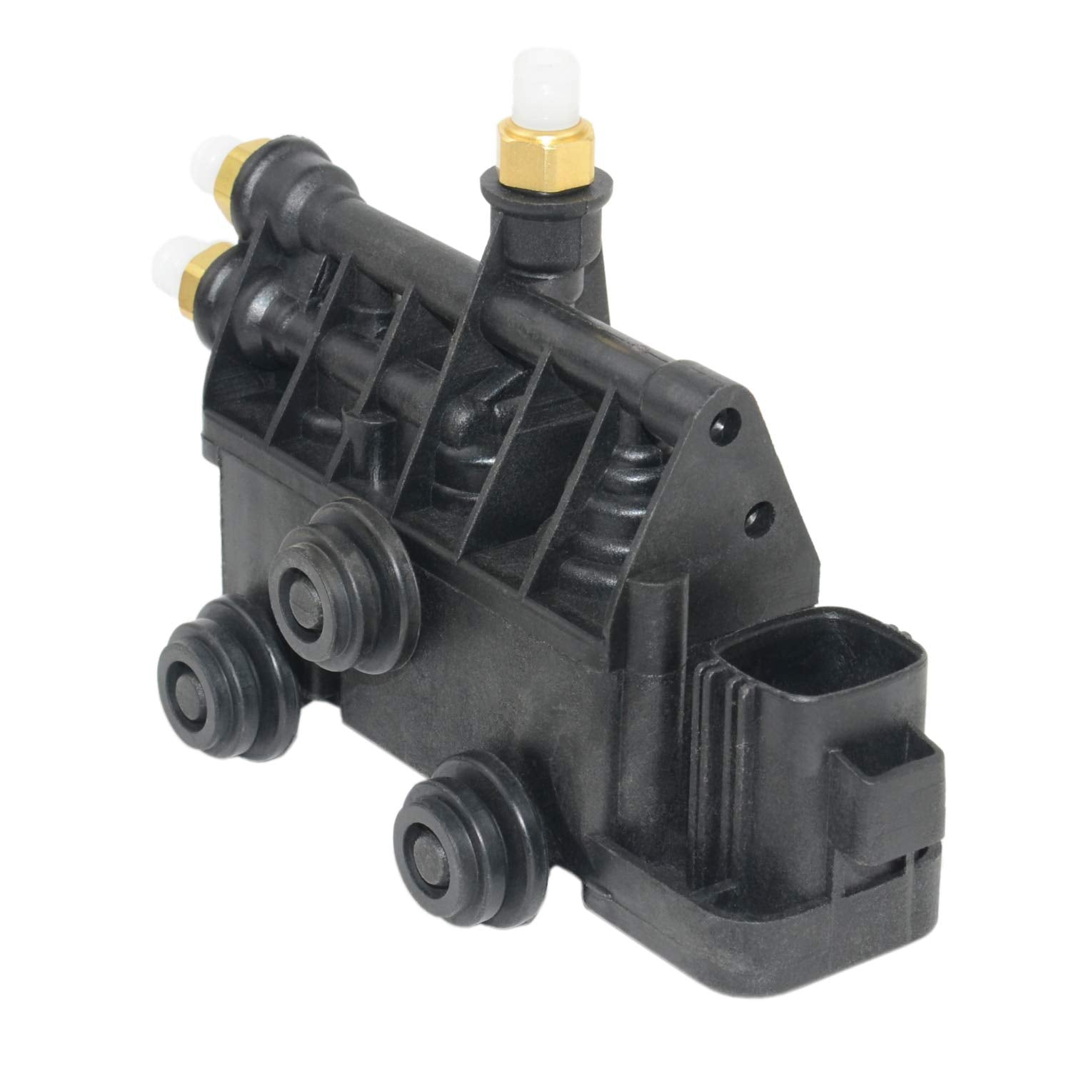 GELUOXI RVH000095 Front Air Suspension EAS Valve Block Fits for 2006-2013 Ran-ge Ro-ver Sport, 2005-2009 LR3, 2010-2016 LR4 RVH0