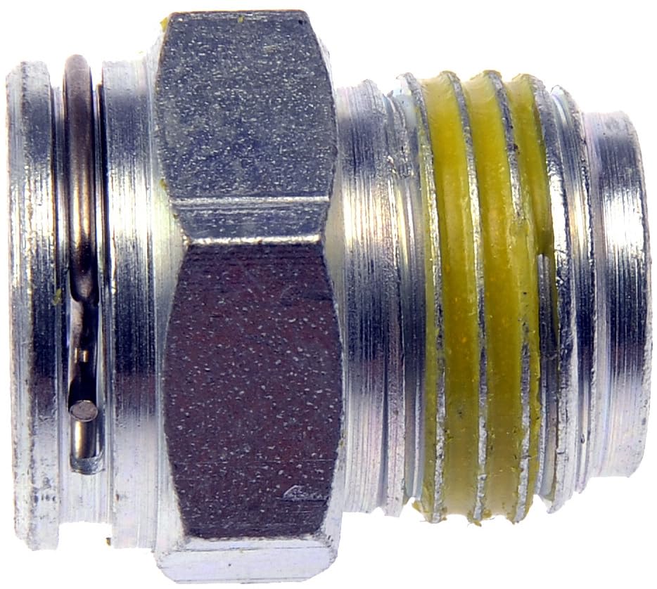 Dorman Transmission Line Connector, 3/8" Tube x 5/8-18" Thread, Nitrile Rubber, Gray, Model 800-605, 1 Count