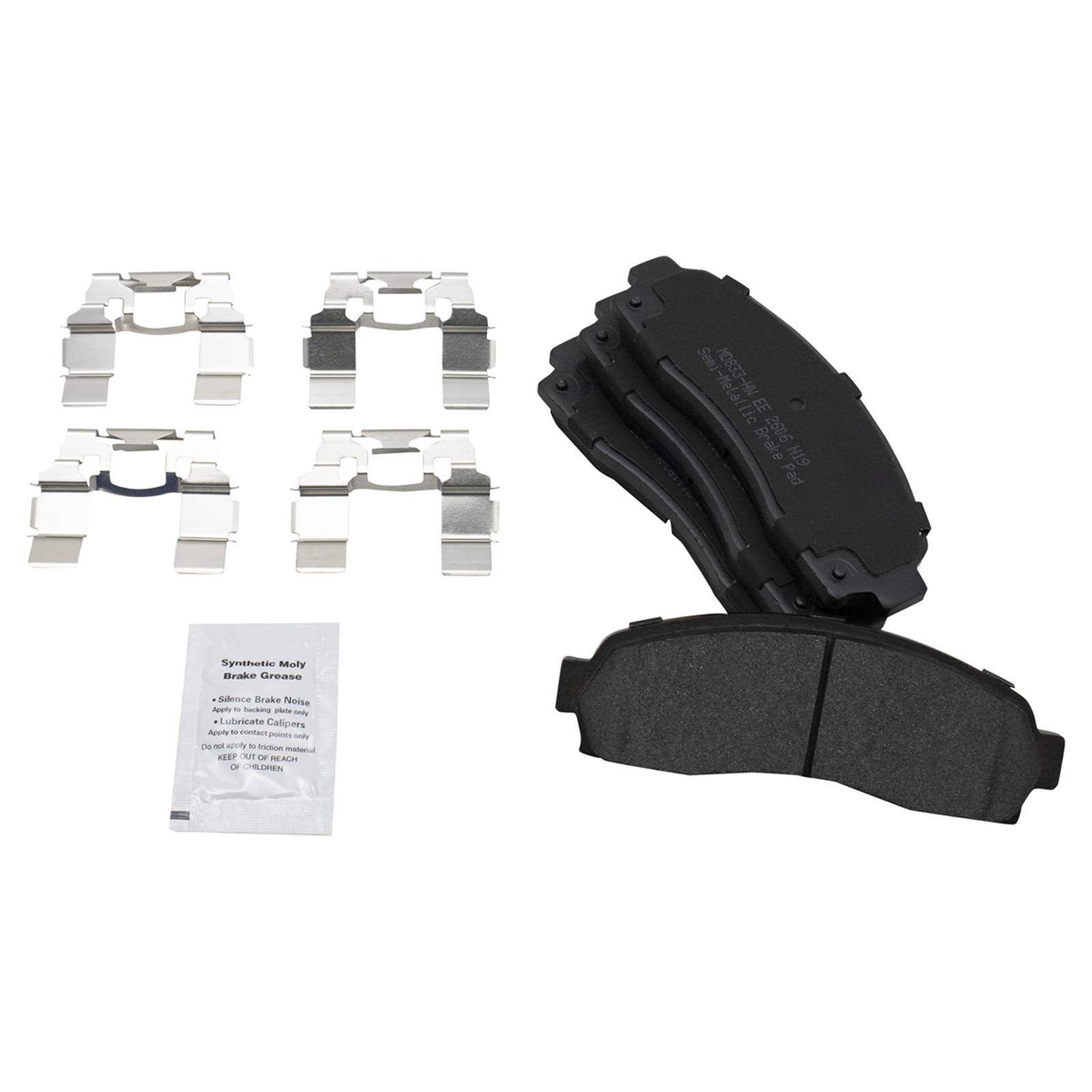 Trq Front Brake Pad & Rotor Kit Brake Pads Brake Rotor Semi-Metallic Compatible With 2005-2006 Chevrolet Equinox 2006 Pontiac To