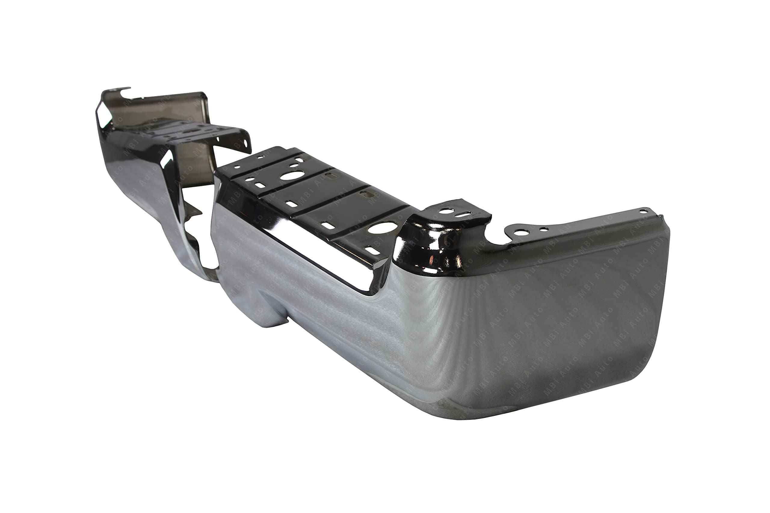 BUMPERS THAT DELIVER Chrome Steel Rear Bumper Face Bar Ends for 2017-2022 Ford F-250 F-350 Super Duty, Extra Large