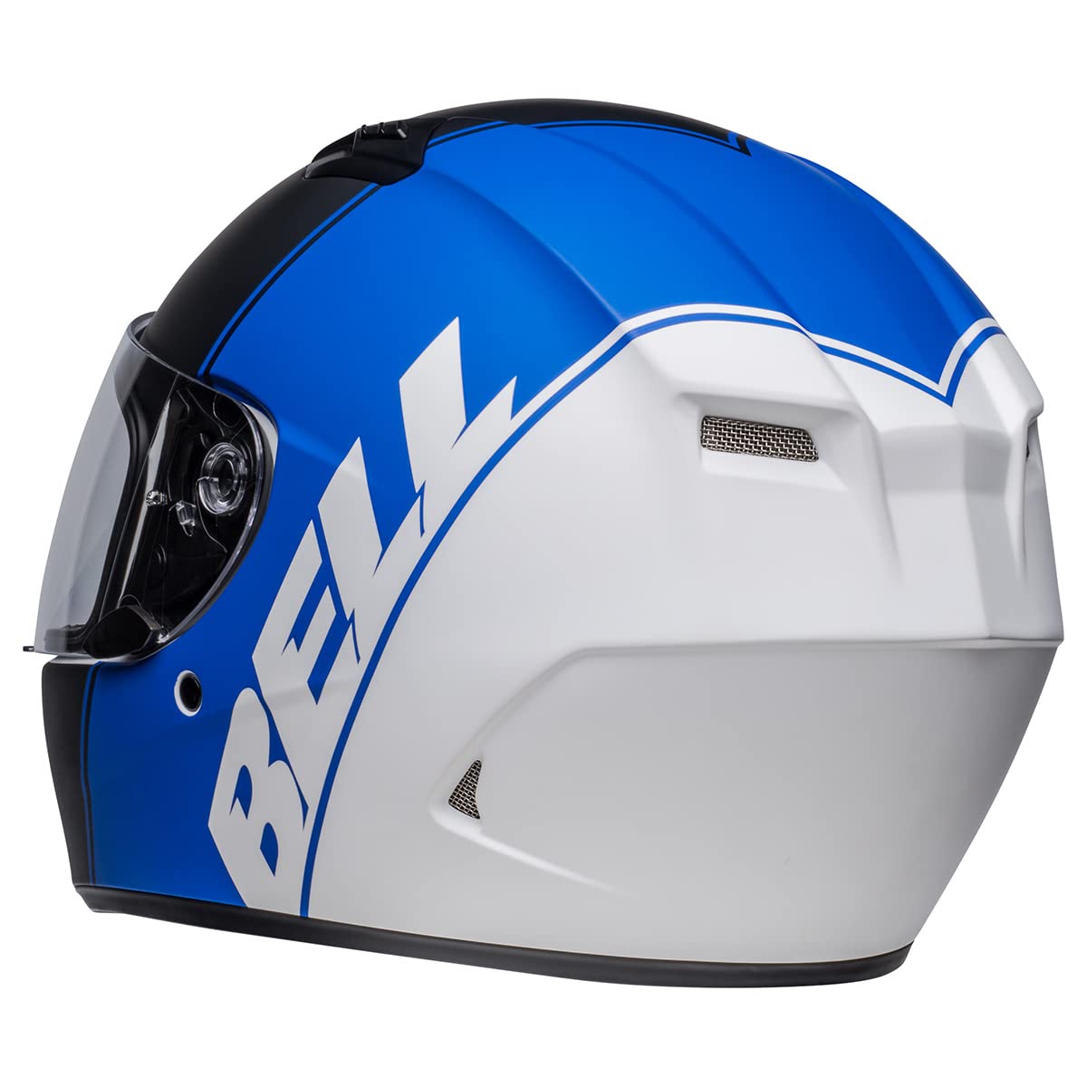 Bell Qualifier Full-Face Motorcycle Helmet (Ascent Matte Black/Blue/White - Large)
