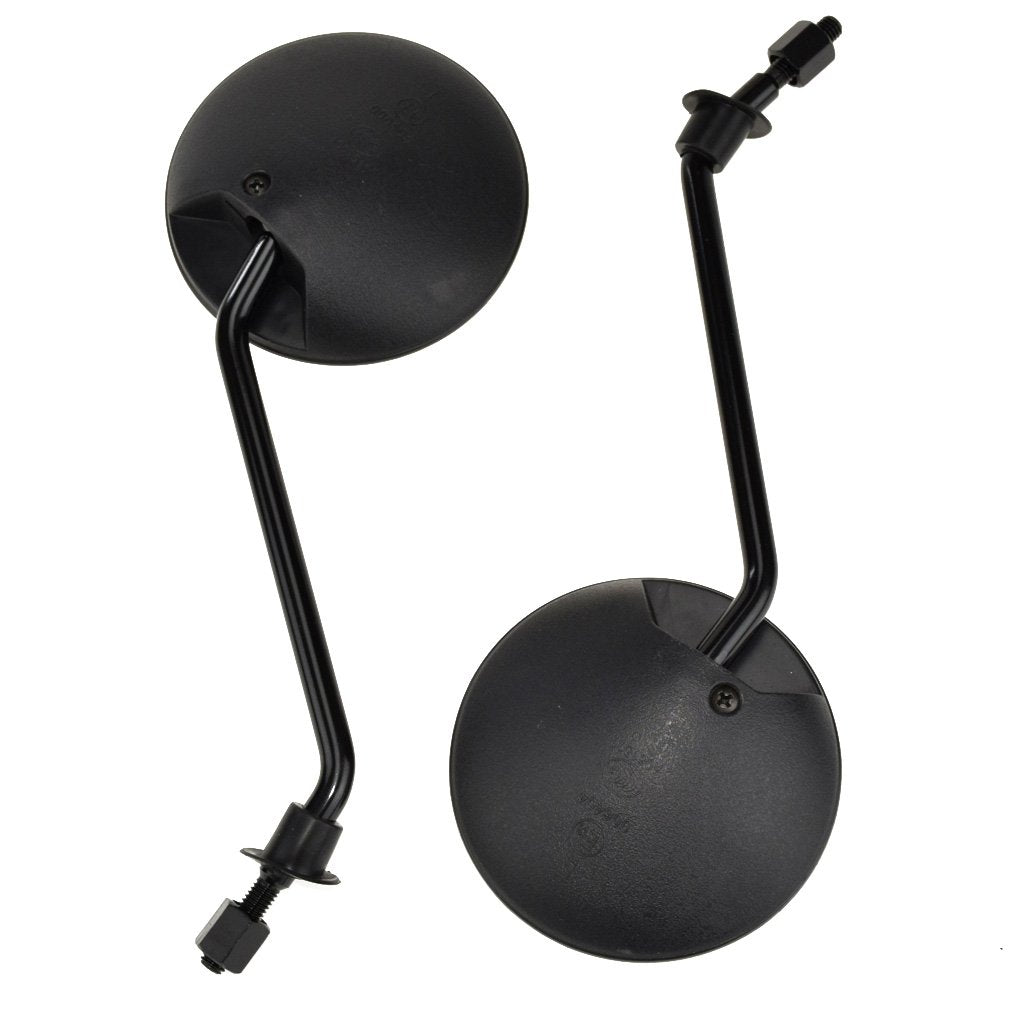8mm Motorcycle GY6 Scooter Rearview Mirrors for 50cc Moped Tomos A35 Sprint Targa LX TT Colibr GY6 150cc 250cc 157QMJ 1P57QMJ Ho