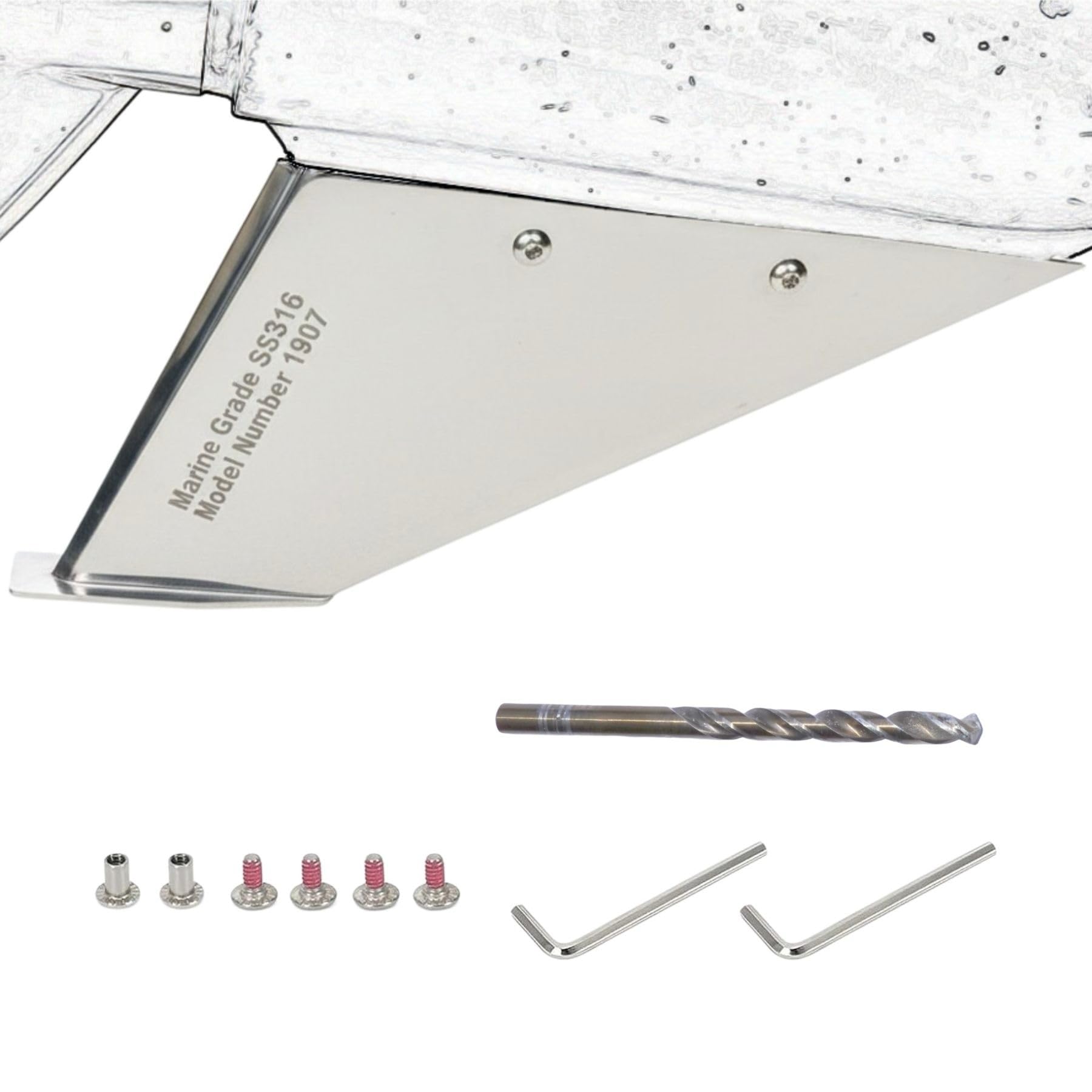 SeaSierra Boat Marine 27021 Safe-Skeg Skeg Protector Guard for Mercruiser Alpha One 1985-1990 Out Drive 316 Stainless Steel
