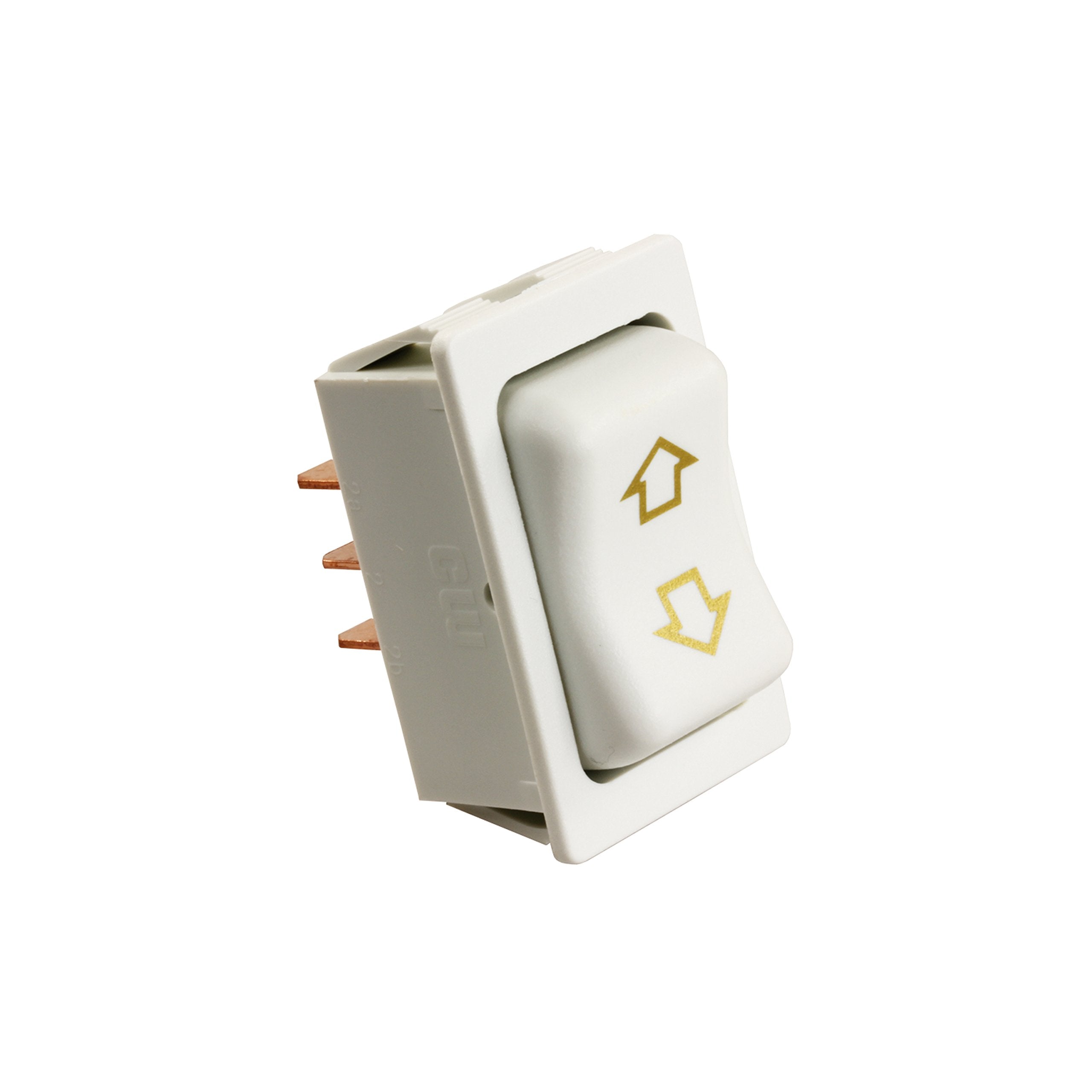 Jr Products 12385 White 4-Pin Slide-Out Switch
