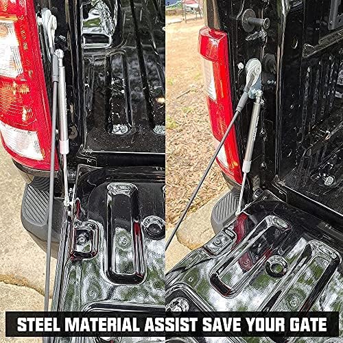 Winunite Tailgate Assist Shock for 2015-2023 F150 - Gray Color, Easy Down, All Tools Included