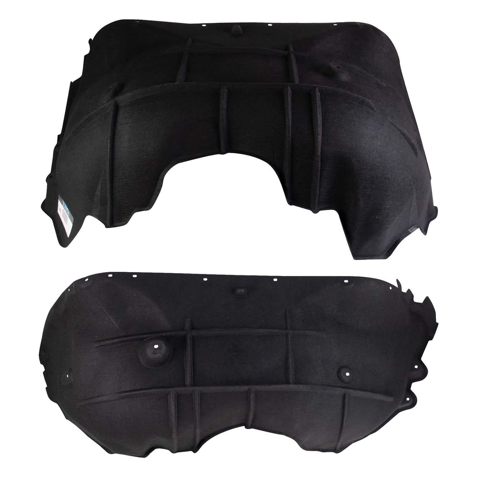Trq Inner Fender Liner Set Compatible With 2014-2015 Chevrolet Silverado 1500 Gm1248237 Gm1249237