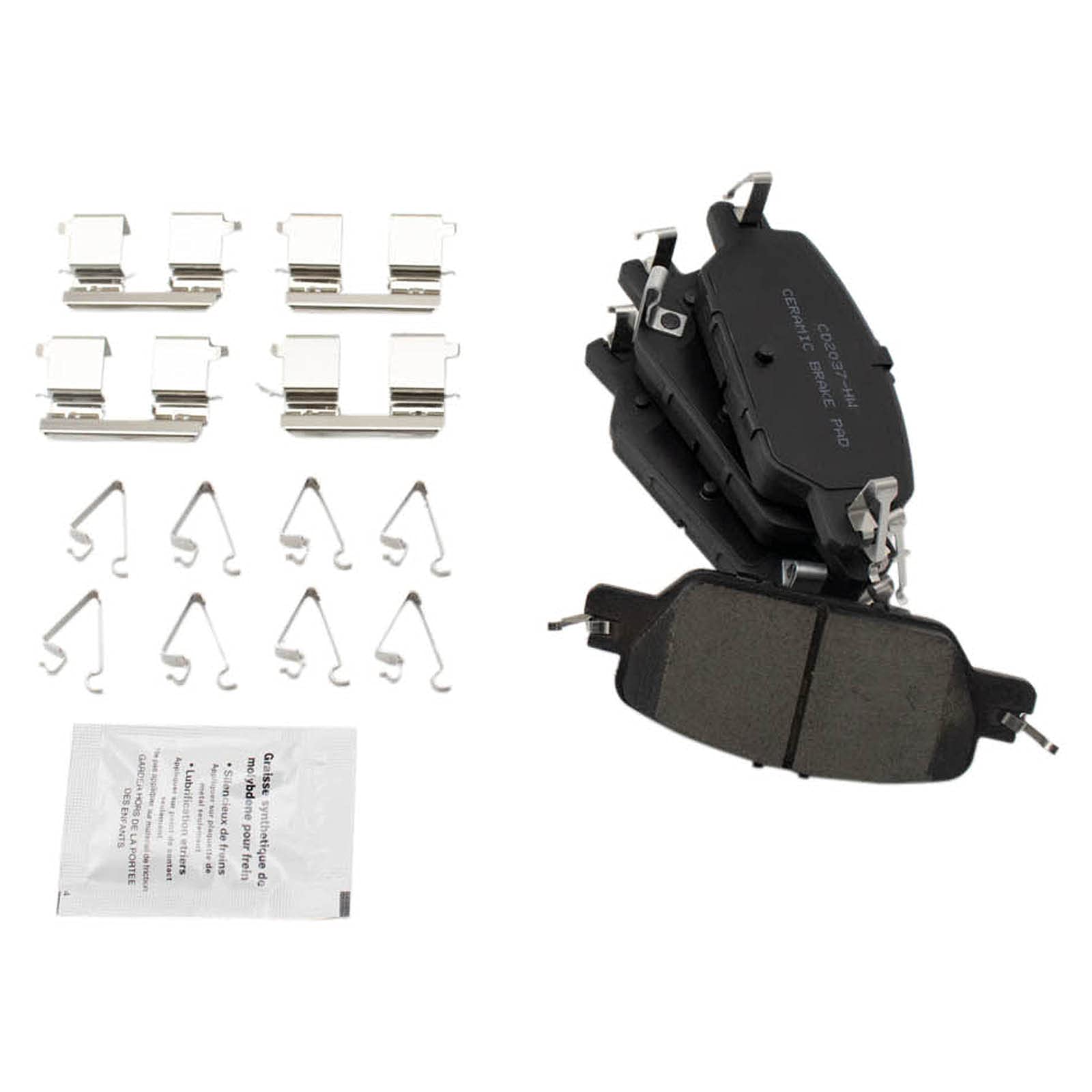 Trq Rear Brake Pad & Rotor Kit Brake Pads Brake Rotor Ceramic Compatible With 2017-2020 Honda Cr-V
