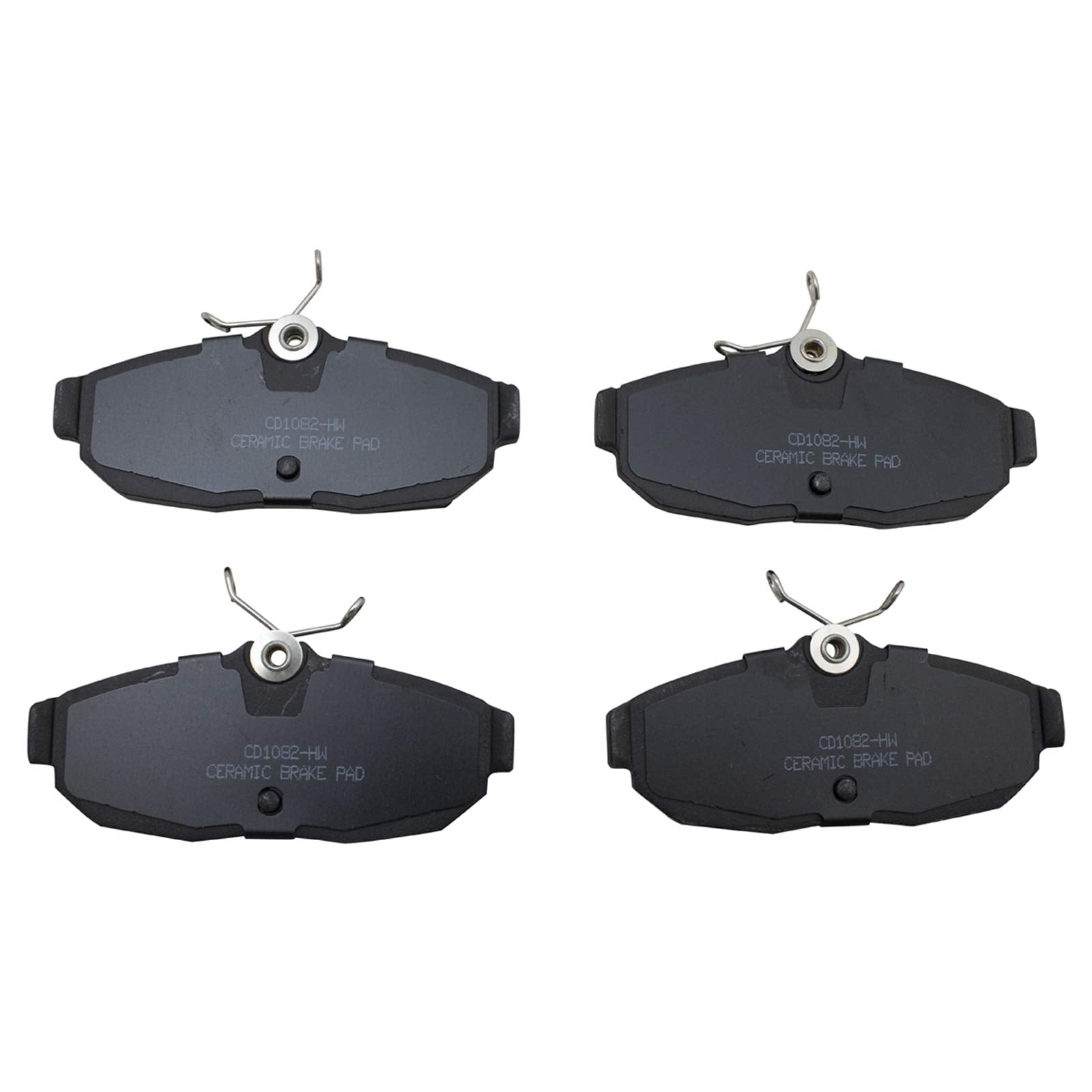 TRQ Rear Brake Pads Ceramic Compatible with 2005-2014 Ford Mustang