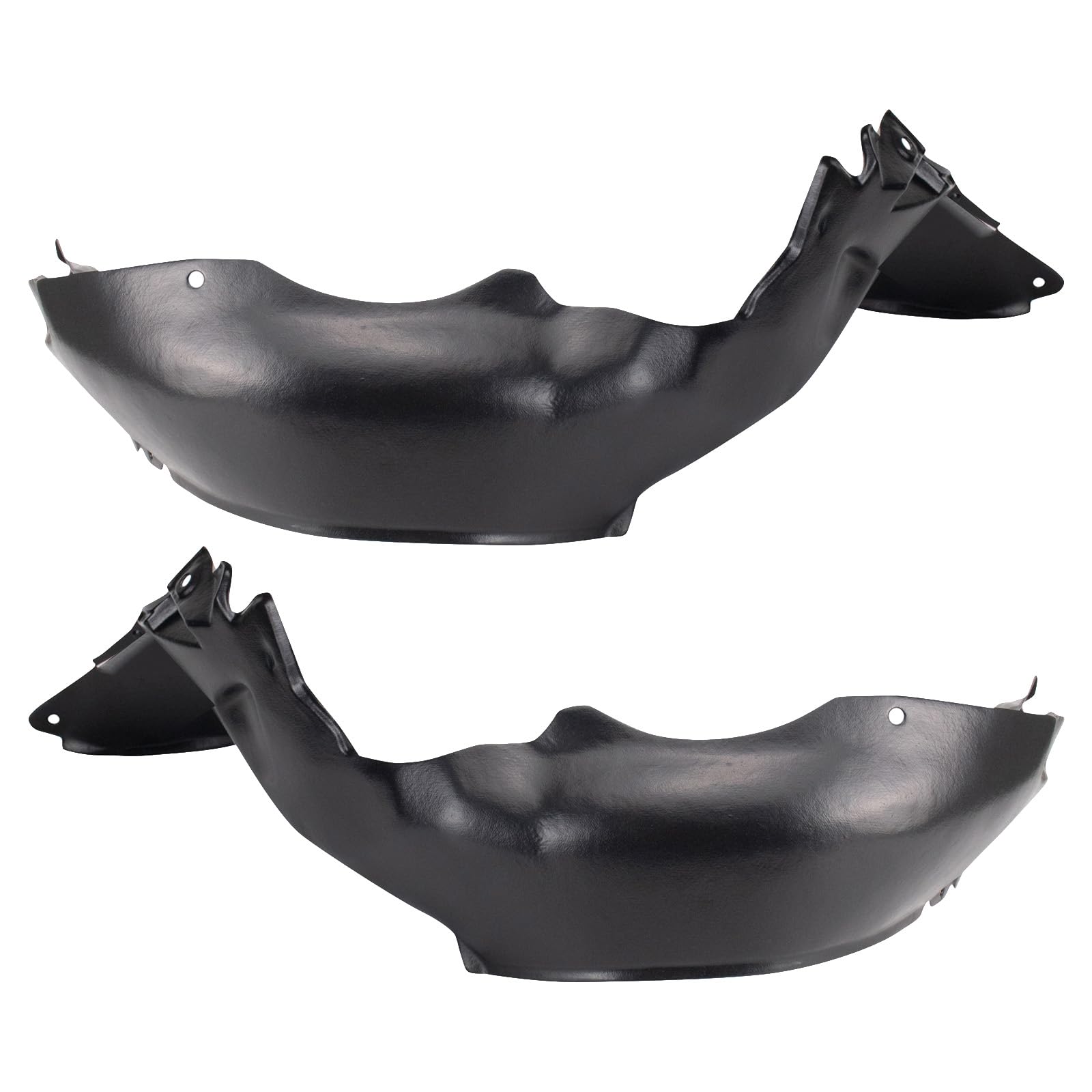 Trq Inner Fender Liner Set Compatible With 2004-2008 Chevrolet Aveo Gm1248162 Gm1249162