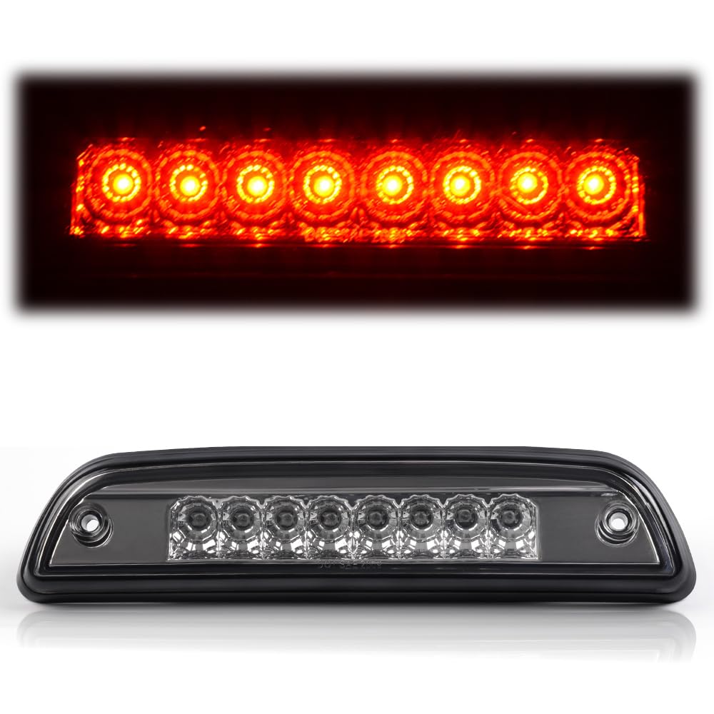 Grand Orange Rear Full Led 3Rd Third Brake Light Fit Compatible For Toyota 1995-2016 Tacoma High Mount Stop Light Cargo Tail Lam