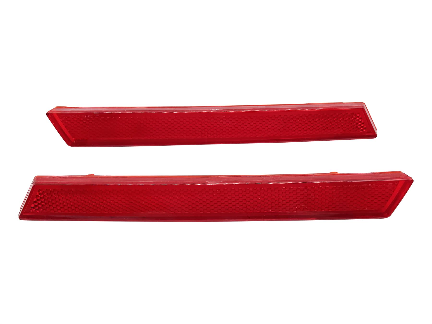 Pair Rear Bumper Reflector For Cadillac Xts 2013-2017 Red Lens Bumper Lower Lights Trim 2014 2015 2016