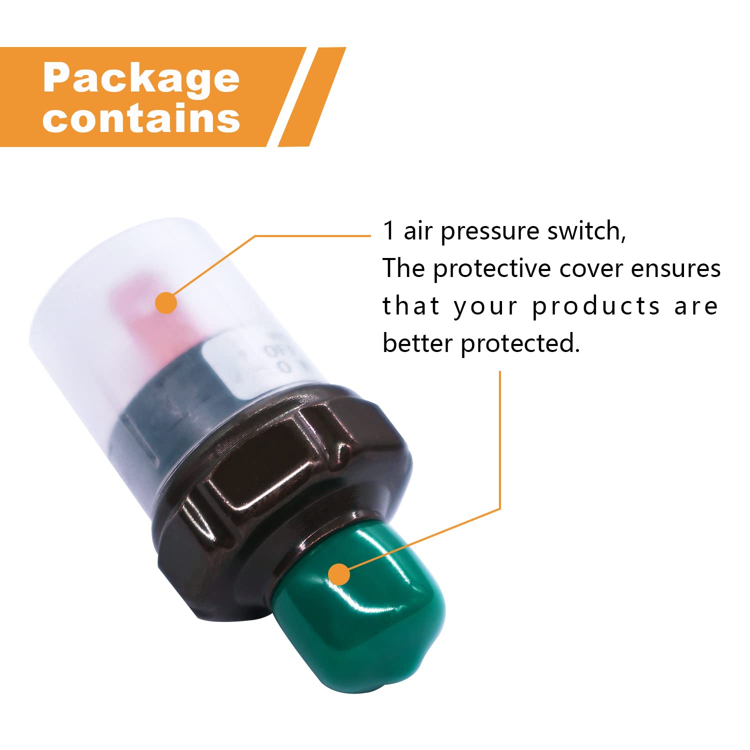 mankk Air Pressure Switch 120-150 PSI 1/4" NPT for Air Compressor & Horn - 24V/12V DC