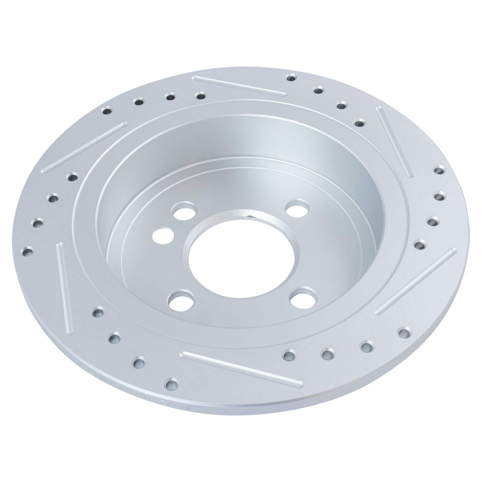 Trq Rear Performance Brake Rotors Set Premium G-Coated Compatible With 2002-2006 Mini Cooper