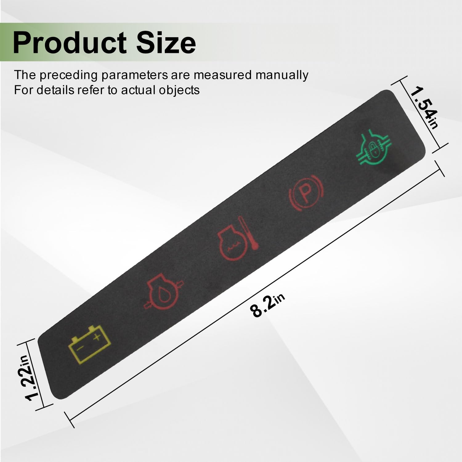 LIZEWEI Dash Panel Decal for John Deere Gators - Vinyl, Gray, Model TZ670-1, Compatible with 4X2, 6X4 Below Serial #022482