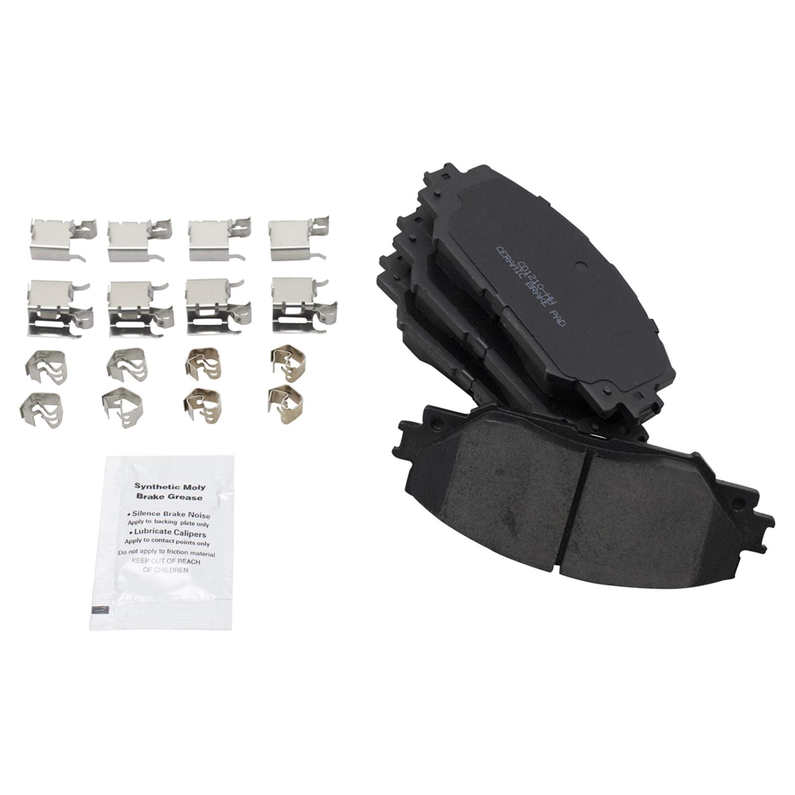 Trq Front And Rear Brake Pad & Rotor Kit Brake Pads Brake Rotor Ceramic Compatible With 2009-2010 Pontiac Vibe 2014-2019 Toyota