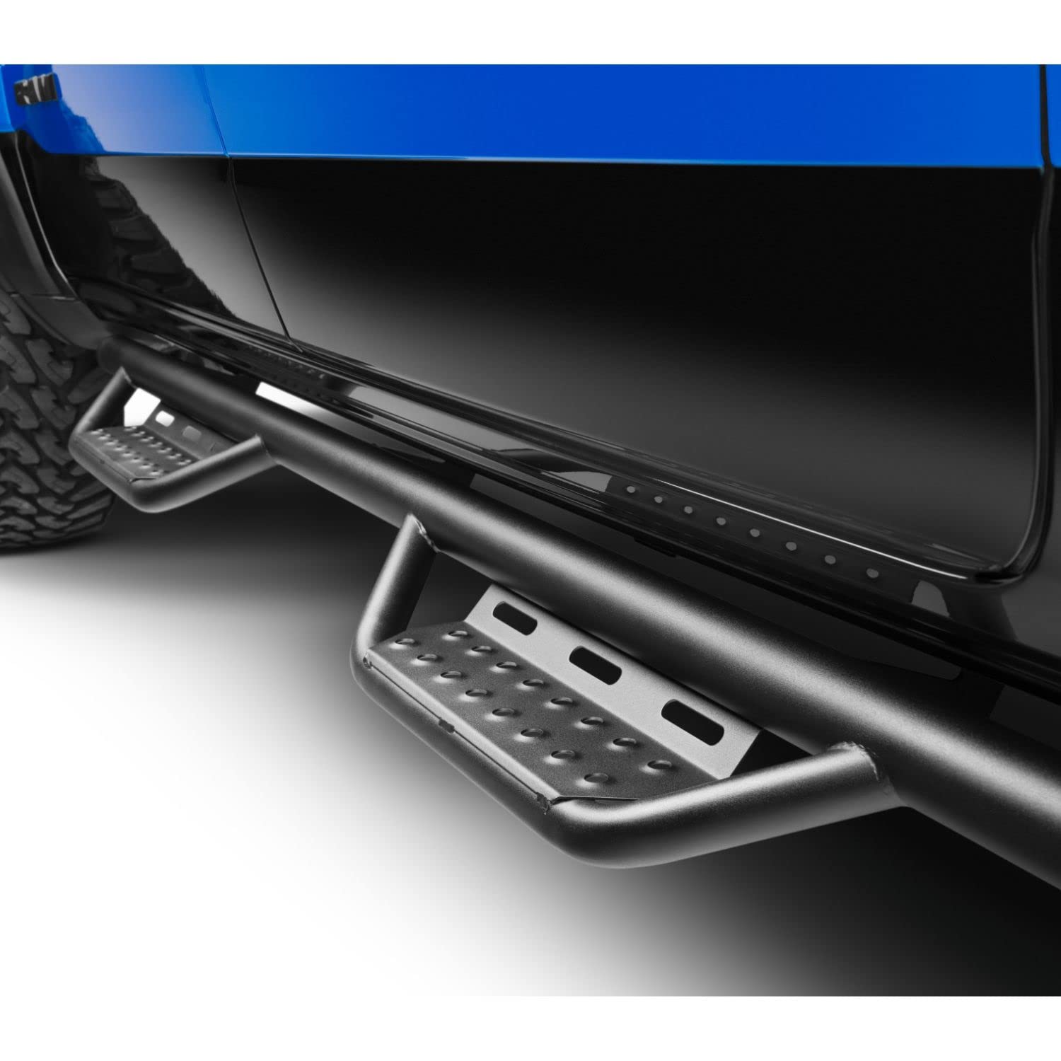 Realtruck N-Fab Nerf Rs Steps For Ram | Cab Length, Steel, Textured Black | 209418412 | Fits 2009-2015.5 Ram 1500, 2010-2018 2500/3500 / 4500/5500 Crew Cab All Beds, Srw/Drw Gas/Diesel