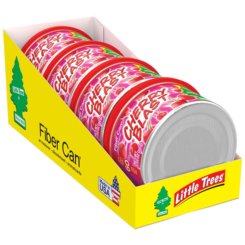 Little Trees Car Air Freshener. Fiber Can Provides A Long-Lasting Scent For Auto Or Home. Adjustable Lid For Desired Strength. C