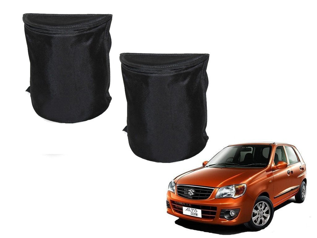 Kozdiko Semi Cylindrical Car Dustbin Set of 2 Pcs for Maruti Suzuki Alto K10