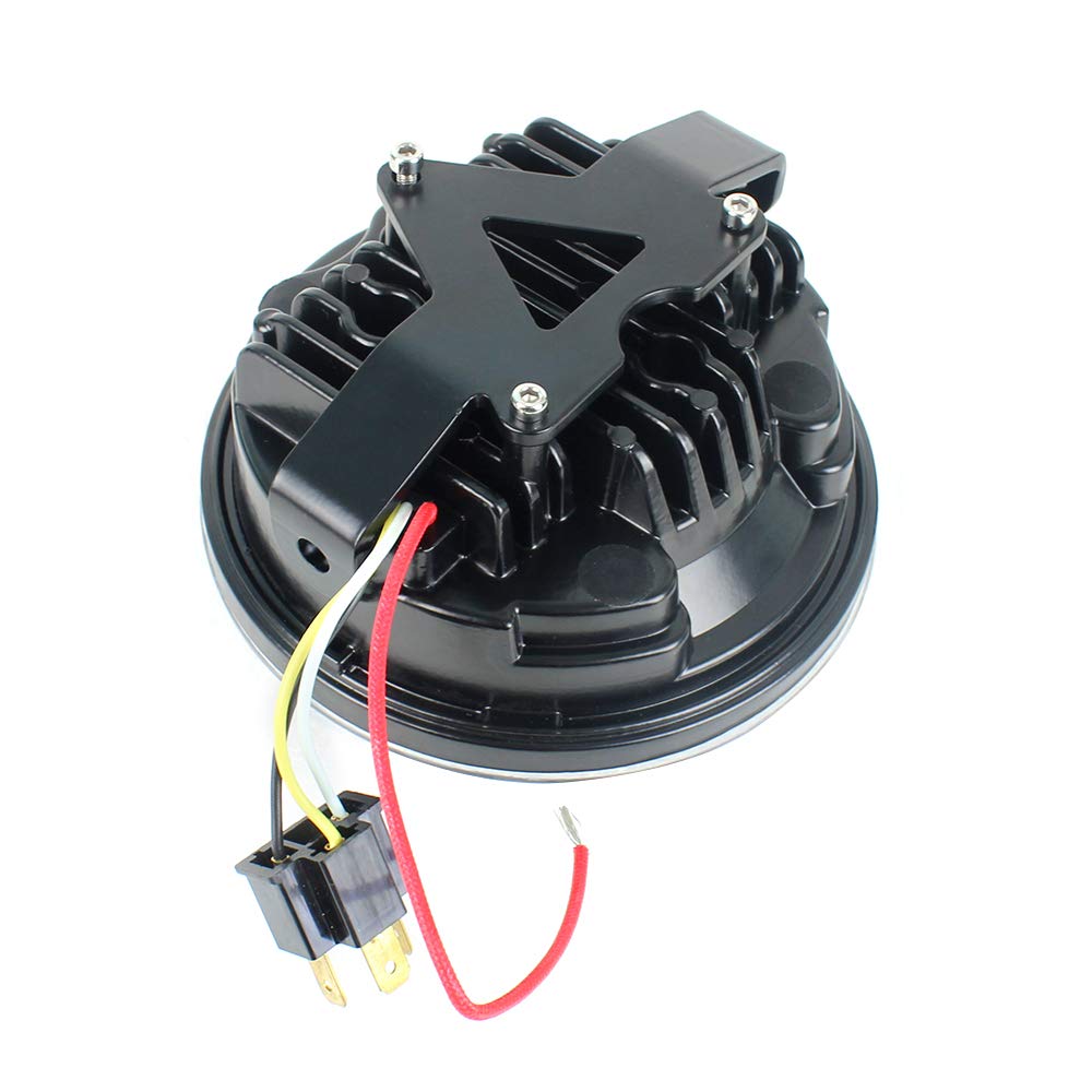 Akmties 5.75 Inch Motorcycle Front Driving Parking Light With Bracket Compatible For Yamaha Xvs650 Custom, Xsr900, Xsr700, Xjr13