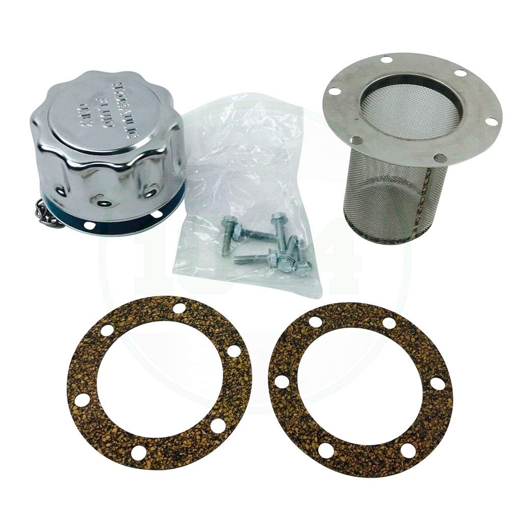 Buyers Products Hydraulic Filler-Strainer Breather Cap, 40 Micron Filtration, Model TFA005715, Gray