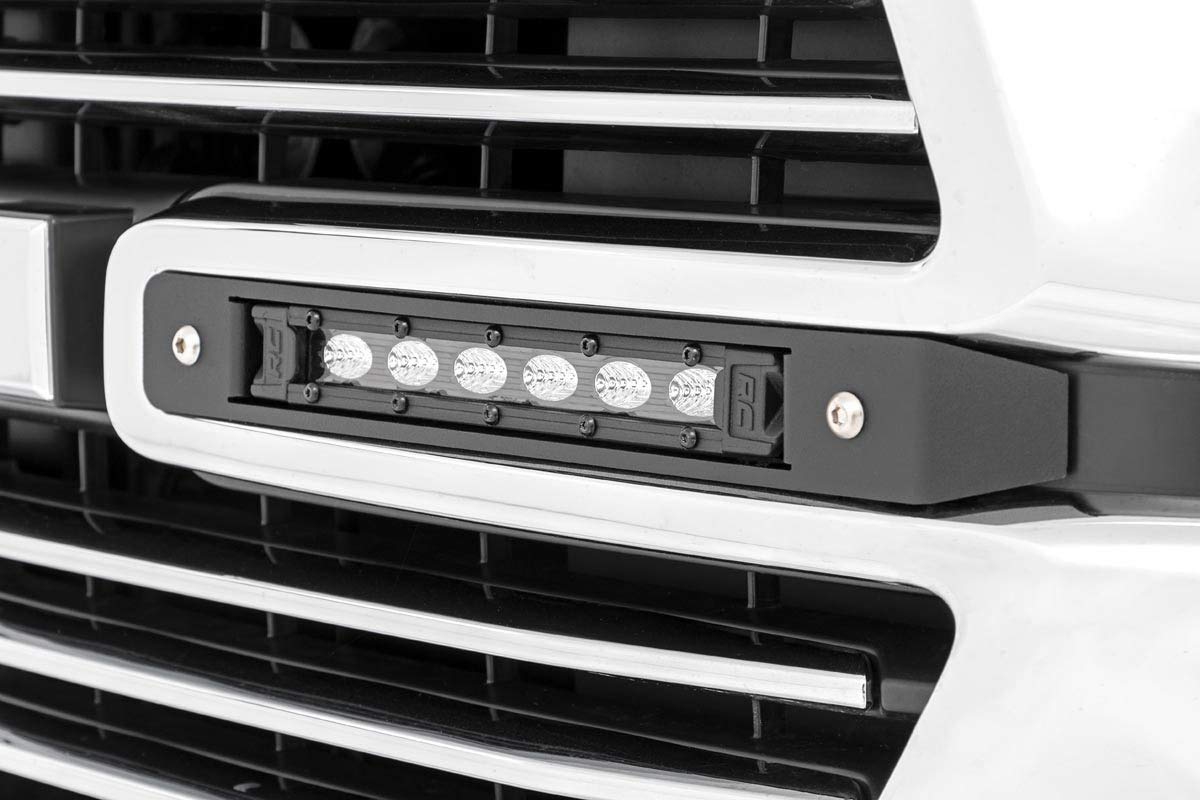 Rough Country 6" LED Grille Kit, Black Series, Aluminum, Model 70783 for 19-24 Ram 1500