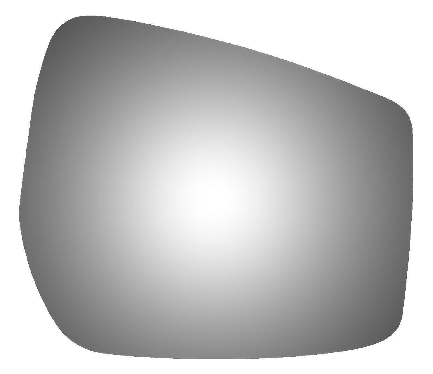 Burco 5725 Right Replacement Mirror Glass for 1516 Nissan Versa, Versa Note