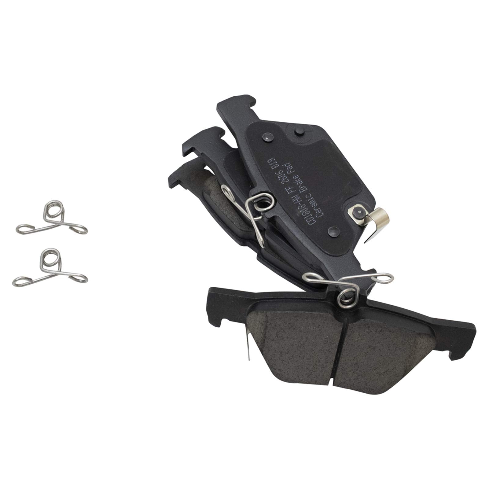 Trq Rear Brake Pad & Rotor Kit Brake Pads Brake Rotor Ceramic Vented Premium G-Coated Compatible With 2015-2021 Subaru Legacy Ou