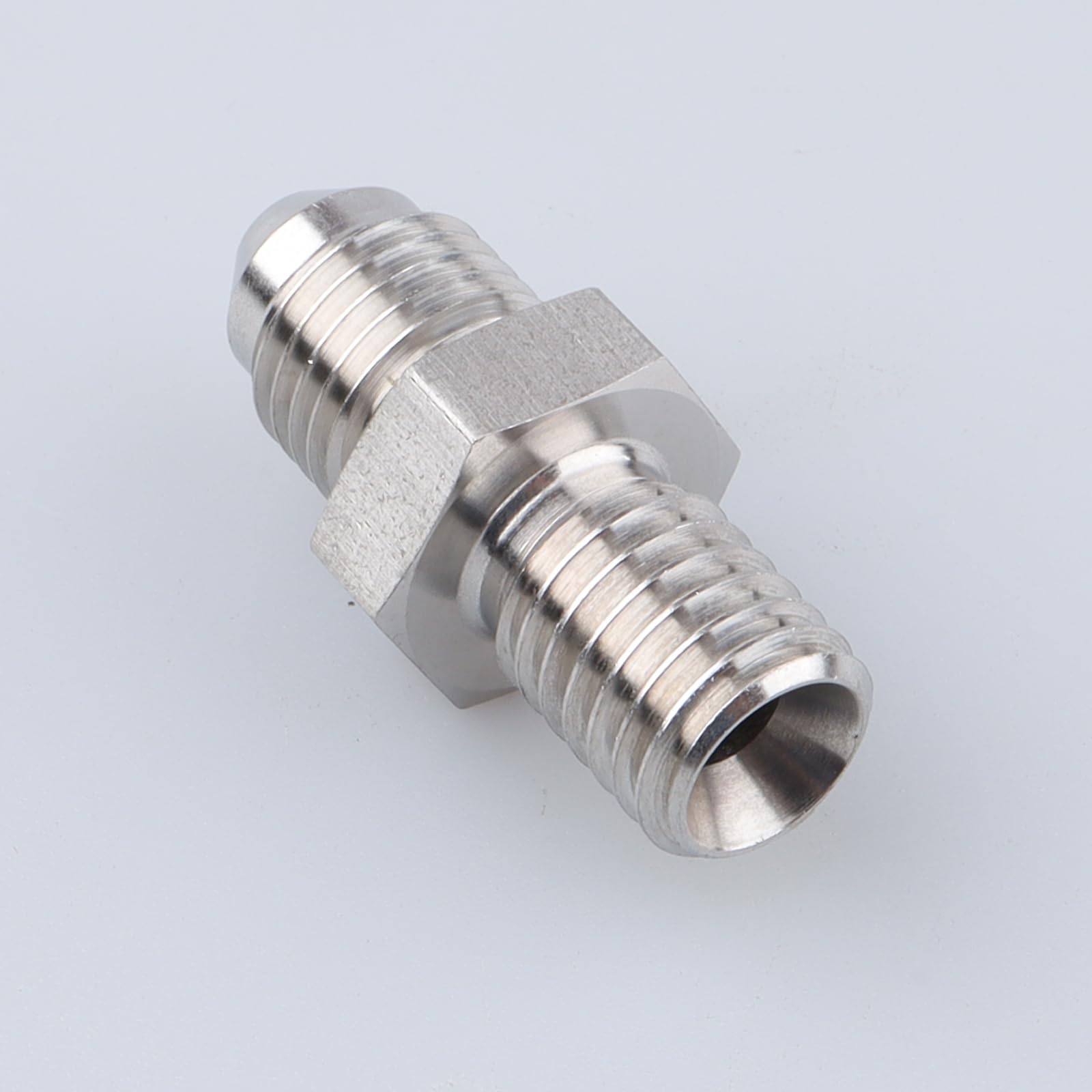 AC PERFORMANCE Male M10 x 1.5 Metric Thread to -4 AN Flare Adapter Stainless Steel