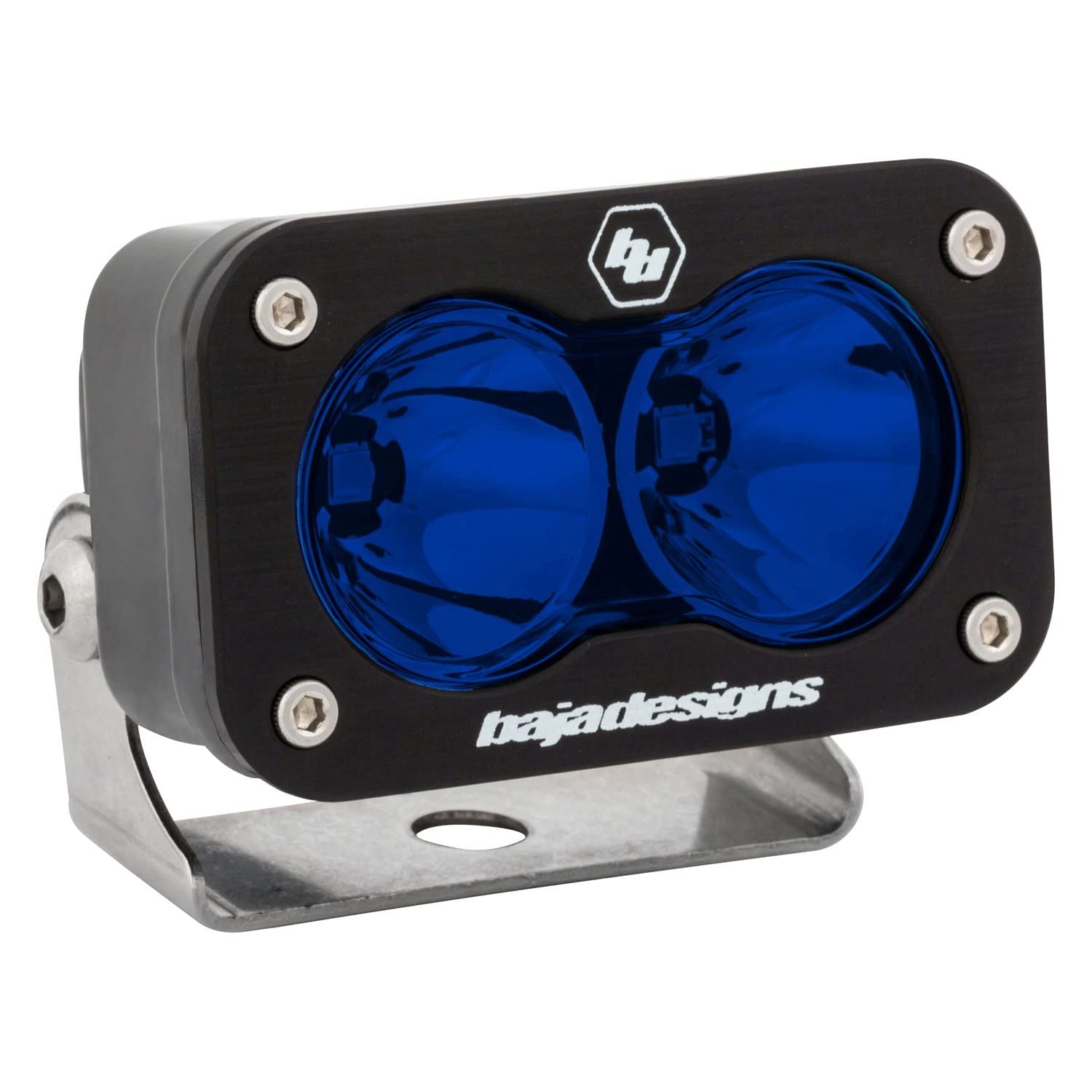 Baja Designs S2 Sport Black LED Light Pod (Spot; Blue)