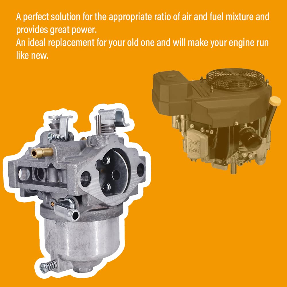 CULMKARI Carburetor for Kawasaki FB460V 4-Stroke Engine - Model YW-011-2 with Gaskets, Filter, Clamp, and Fuel Line Cleaner Tool Kit