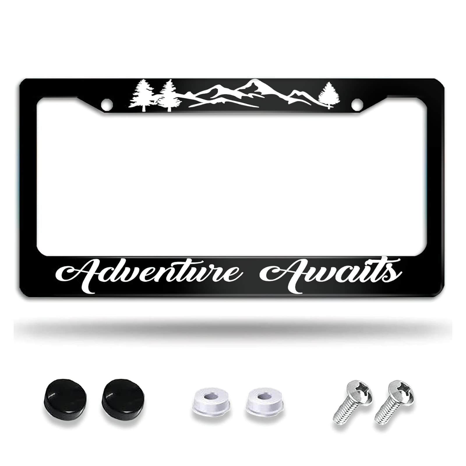 Meikosks Dachshund Dog License Plate Frame I Love Wiener License Plate Frames,Metal Aluminum Car Cover Tag Holder Frames,2 Holes