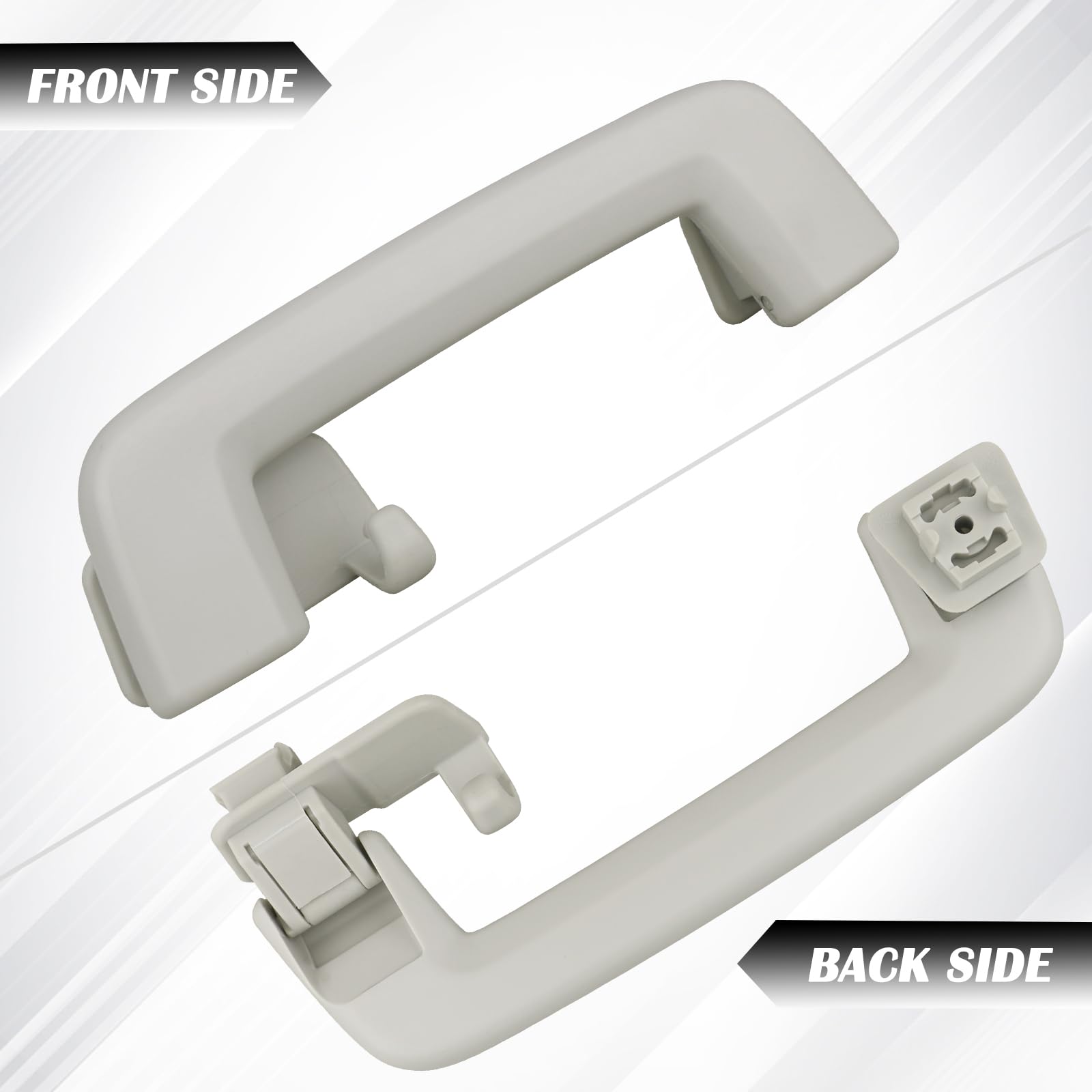 Tqponly Interior Grab Handles Grips | Compatible With 2013-2019 Ford Escape Accessories Rear Side | Roof Assist Handle With Coat