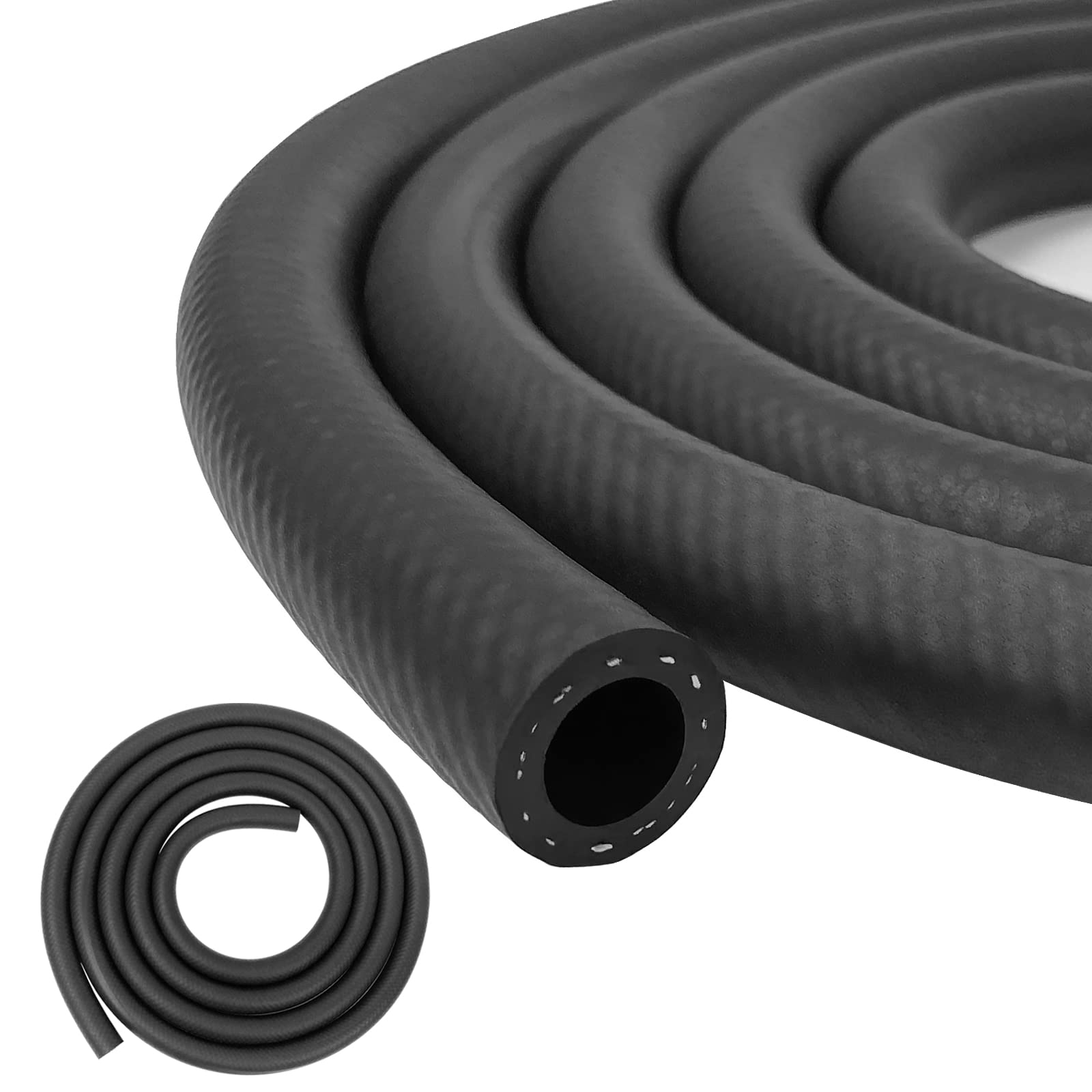 Fuel Line 3/16 Inch ID NBR Fuel Line Hose Push on Hose for Small Engine 25 Feet