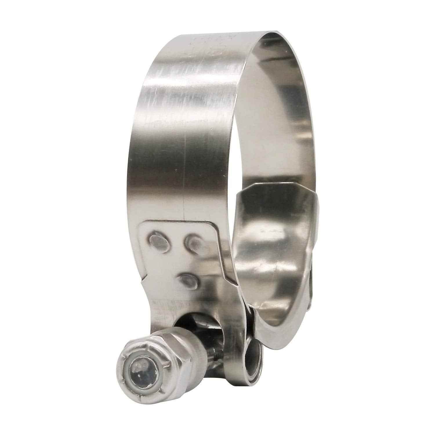 Roadformer 5.5'' T-Bolt Hose O.D. Clamp - Working Range 5.31'' - 5.63'' For 5.5 Inch Hose Od, Stainless Steel Boltand Band, Floa