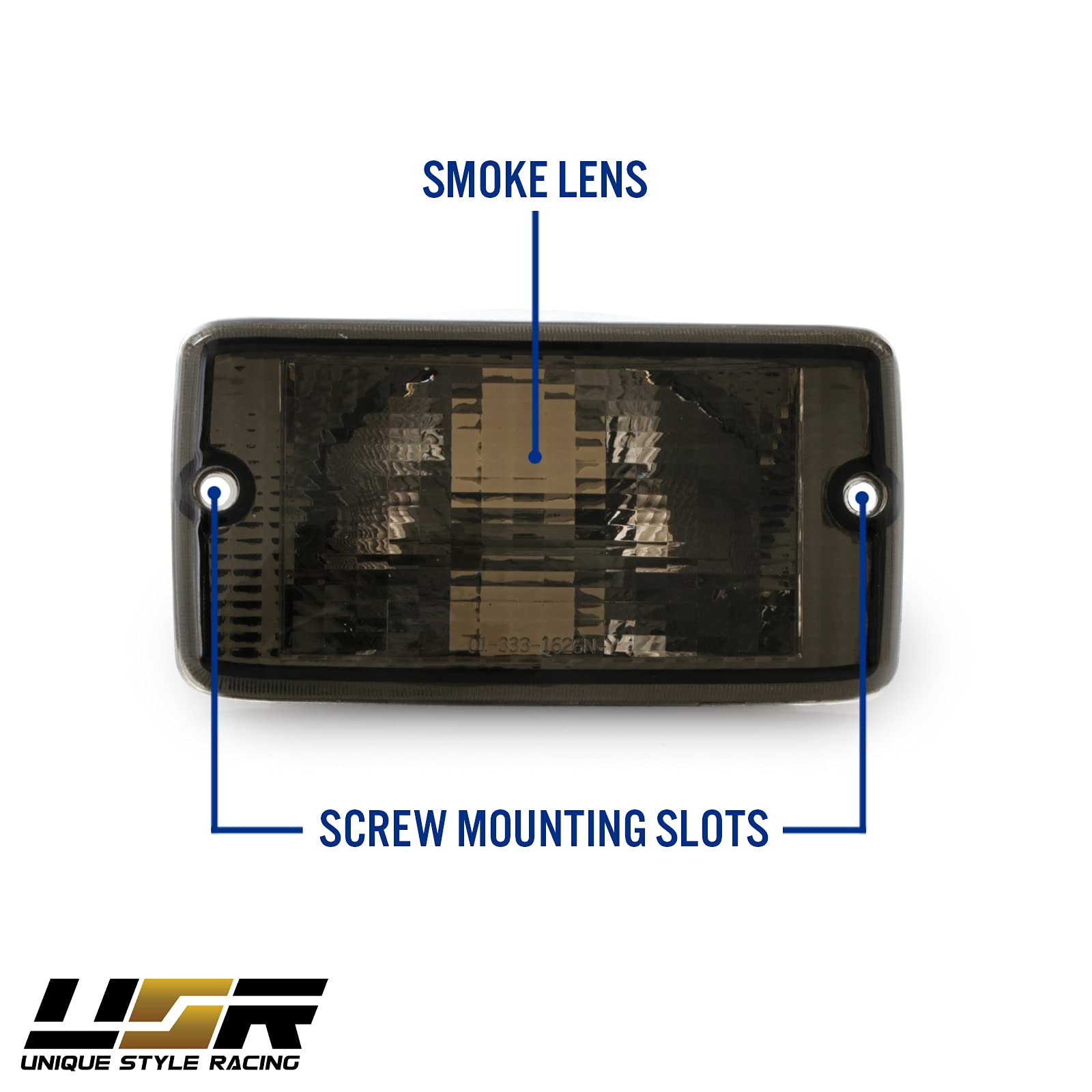 Usr Side Marker Lights - 4 Pieces Combo Smoke Lens Bumper Turn Signal Lamps + Fender Side Markers Set Compatible With 1997-2006