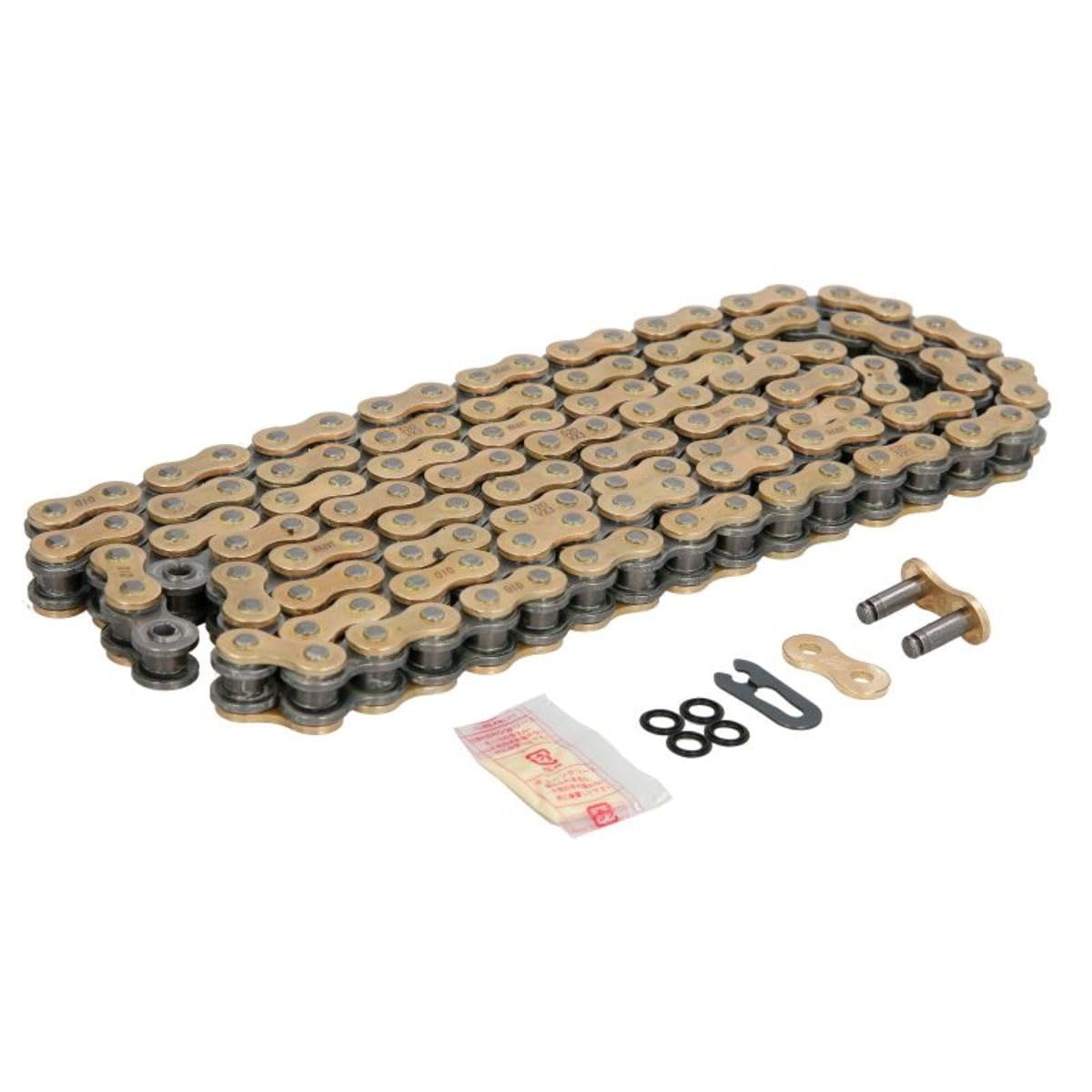 DID (520VX3GB-130) Gold 130 Link High Performance VX Series X-Ring Chain with Connecting Link