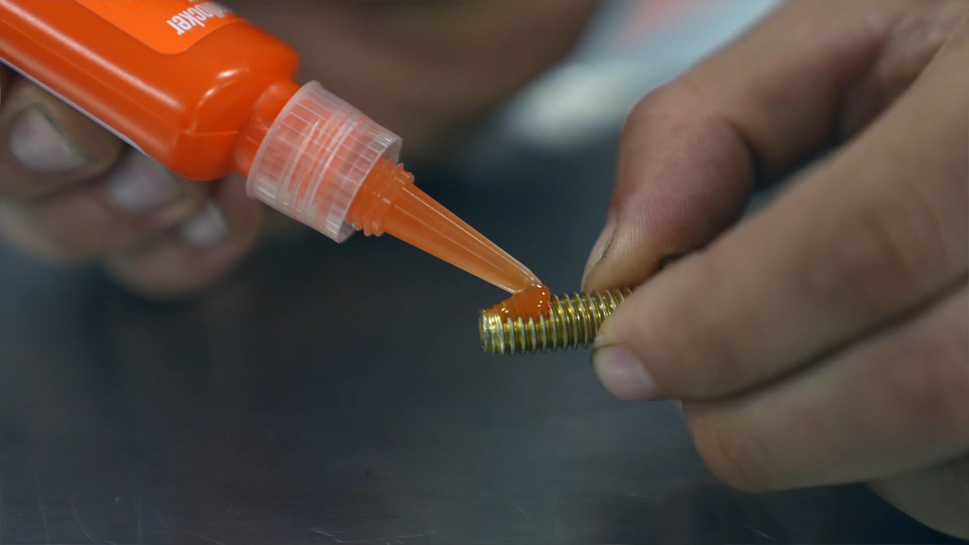 Permatex High Strength Removable Threadlocker, Orange Liquid, 10 ml, Model 25210, Plastic