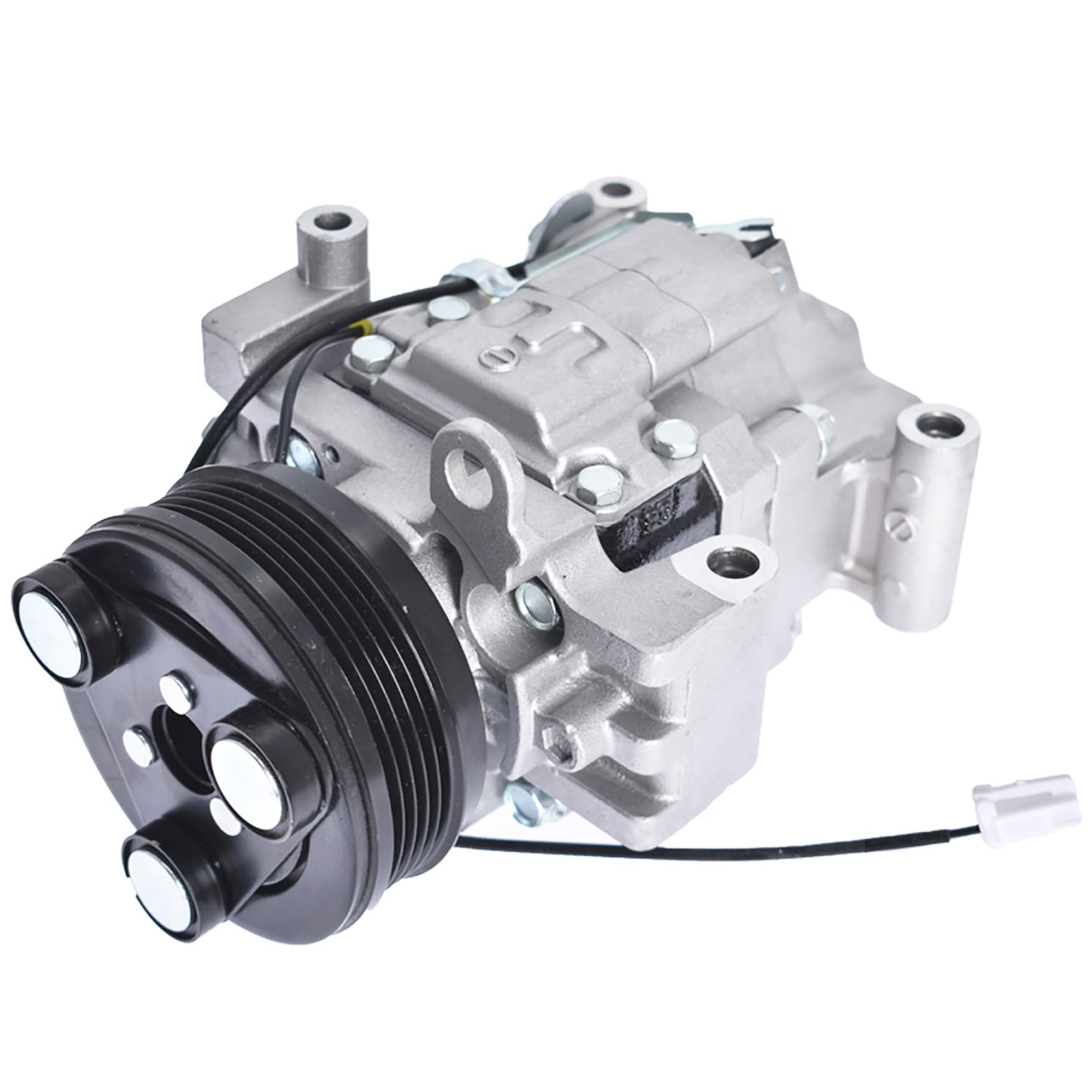 WFLNHB AC Compressor & A/C Clutch, A/C Ports 5 Grooves Replacement for Mazda 3 2004-2009 3 Sport 2009 Replacement for Mazda 5 20